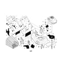Craftsman 917370583 engine/housing/handle diagram