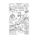 Craftsman 917376735 carburetor/fuel tank/muffler diagram