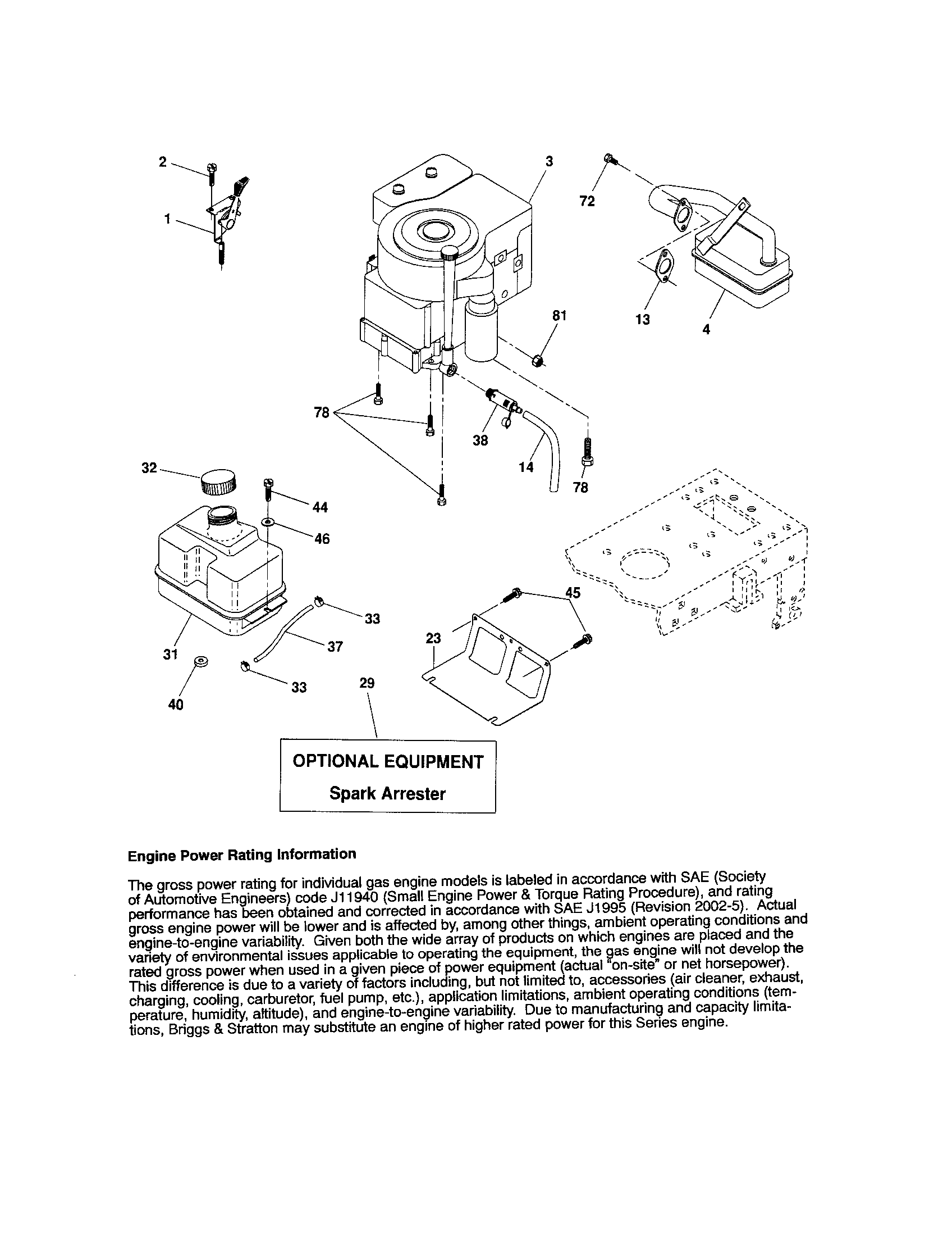 Craftsman 917287053 engine diagram