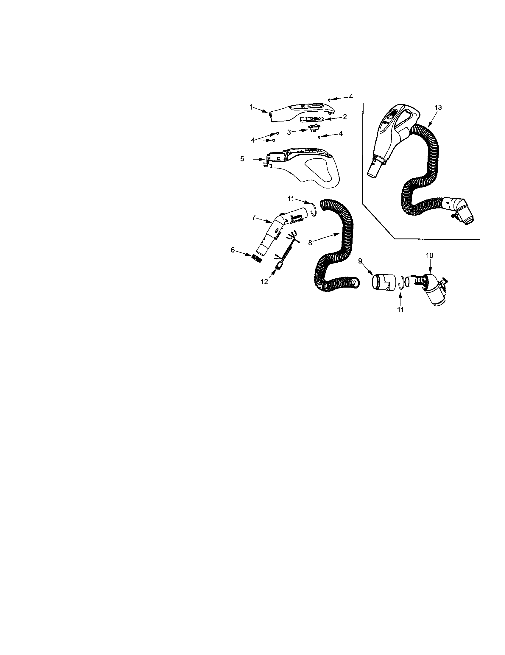 Kenmore 11627515700 hose diagram