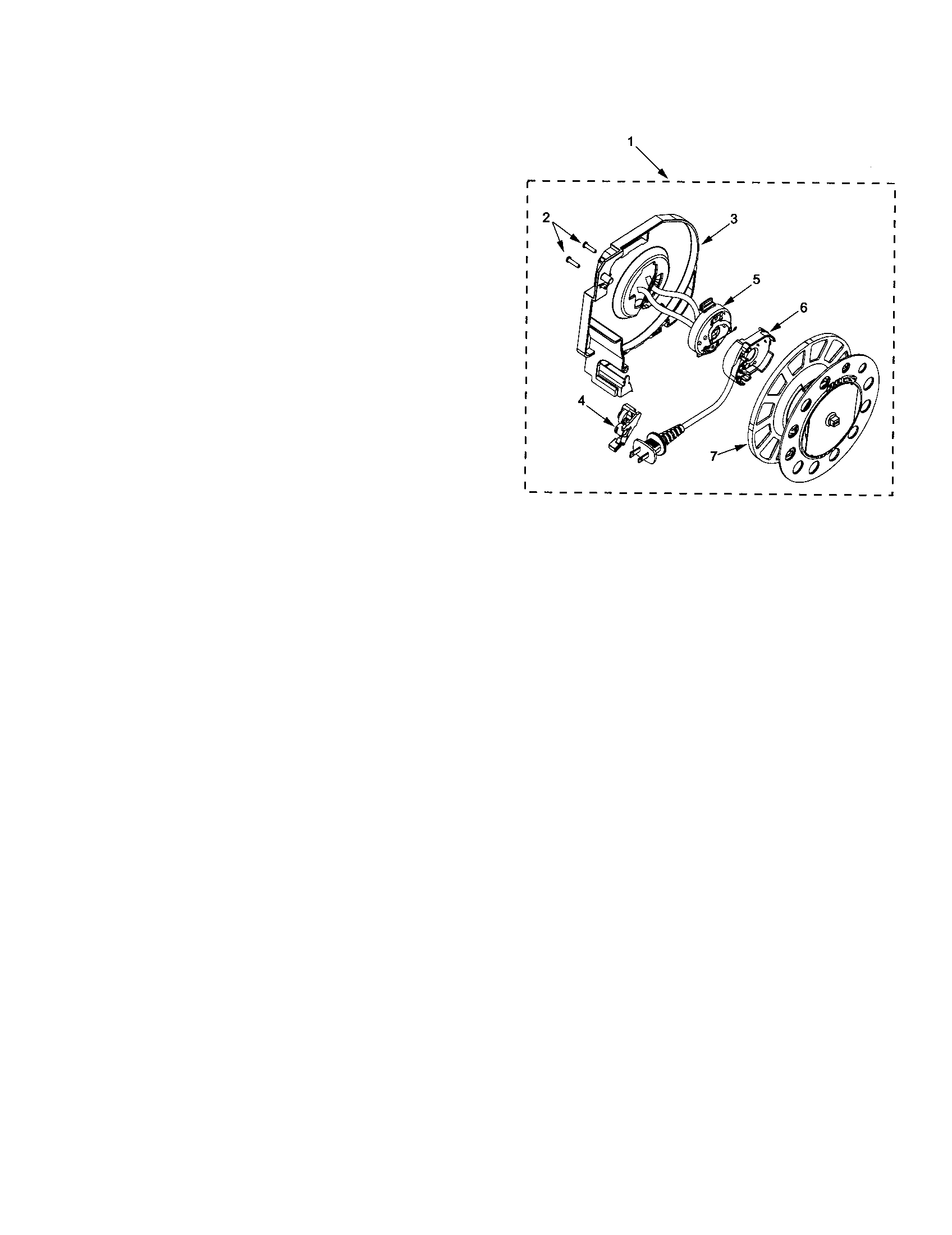 Kenmore 11627515700 cord reel diagram