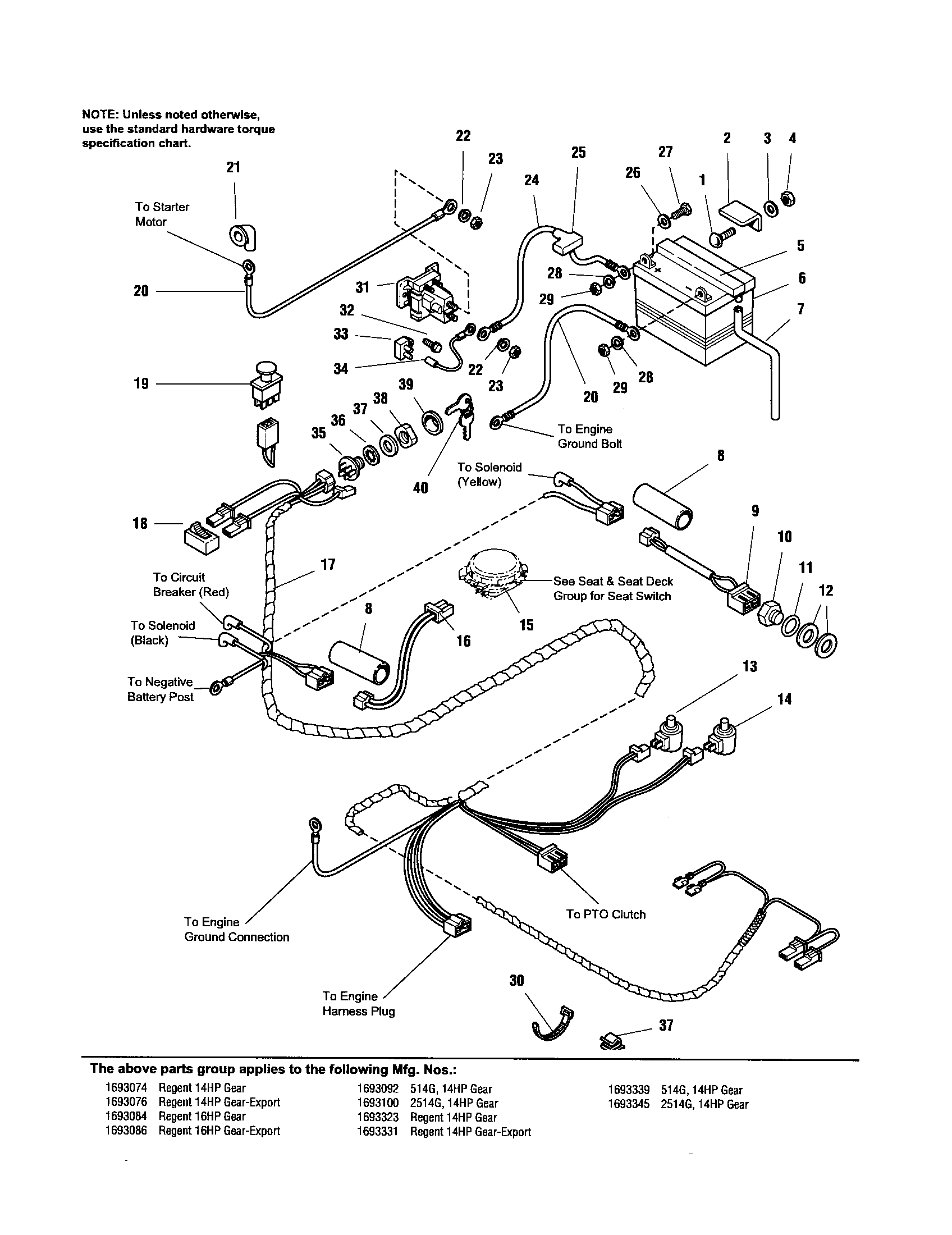 Simplicity 1693074 electrical diagram
