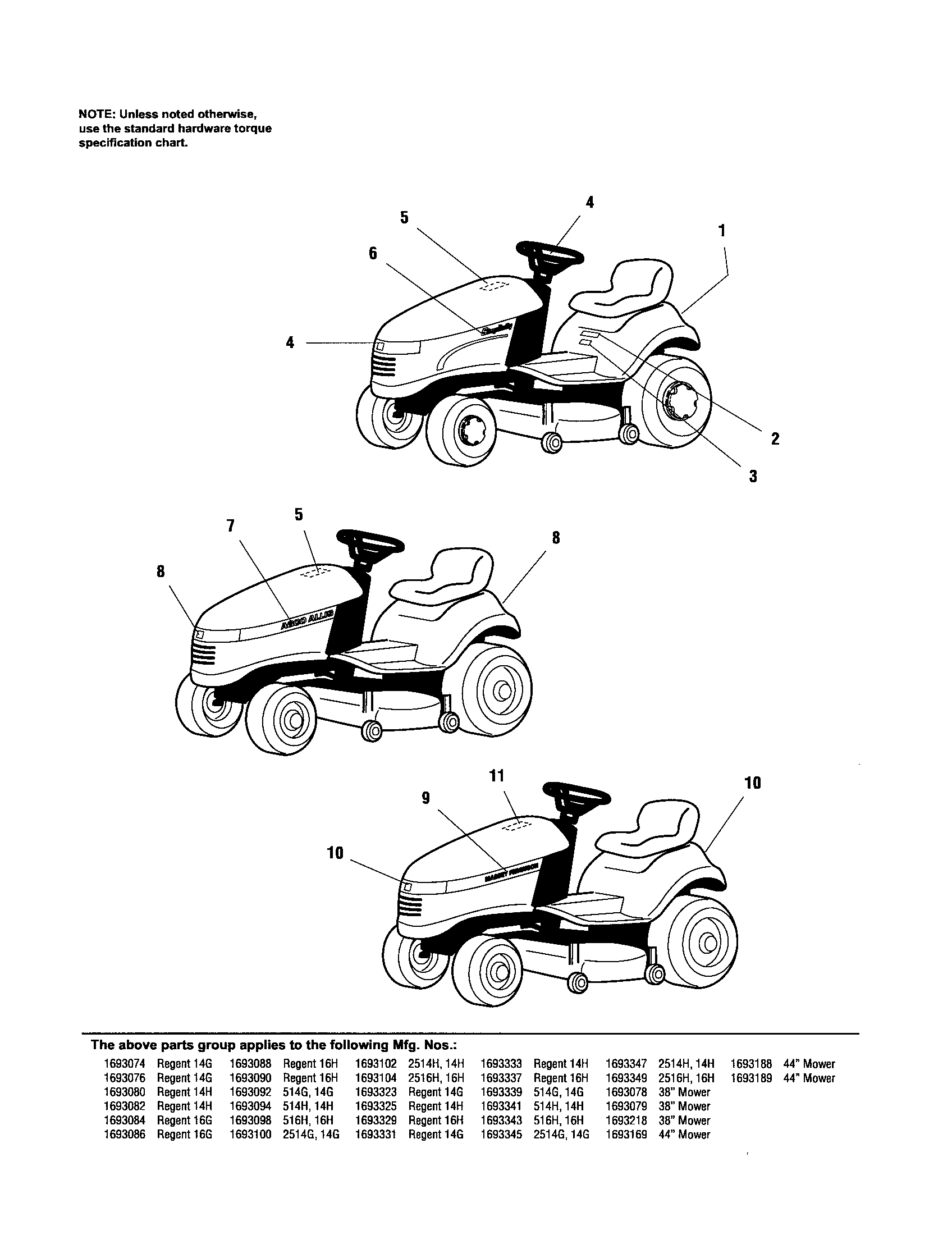 Simplicity 1693074 decals-brand & model diagram