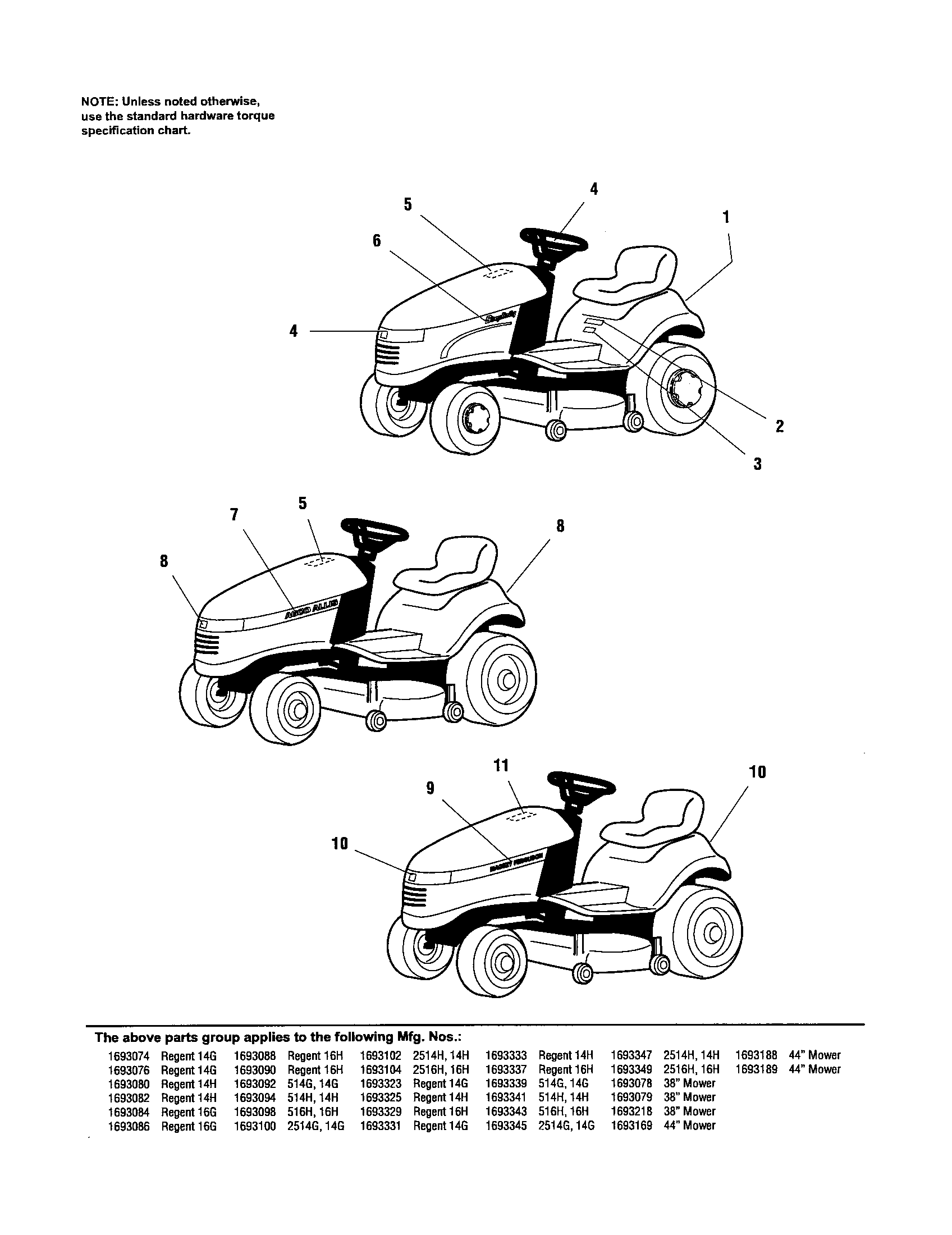 Simplicity 1693082 decals-brand & model diagram