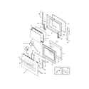 Frigidaire FEB30S6FCC door diagram