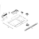 Bosch HBL3350UC/01 fan/control unit/door latch diagram