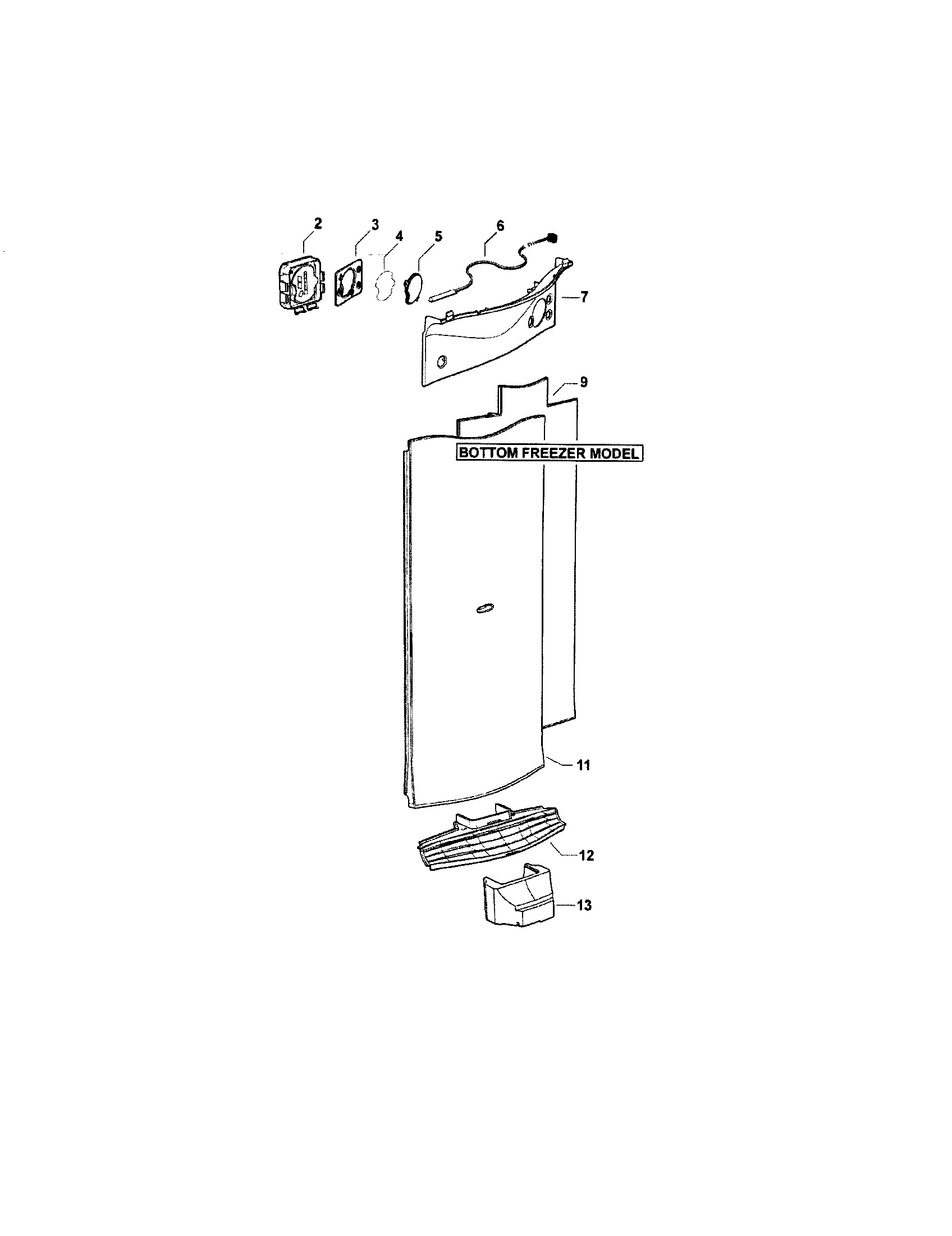 Fisher & Paykel E522BRT-21925E electronic module/duct covers diagram