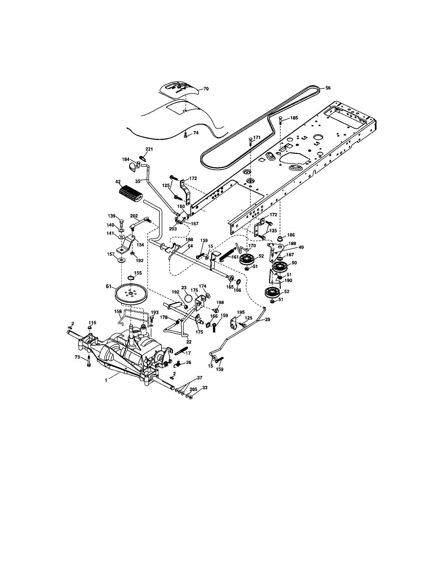 Craftsman 917287250 ground drive diagram