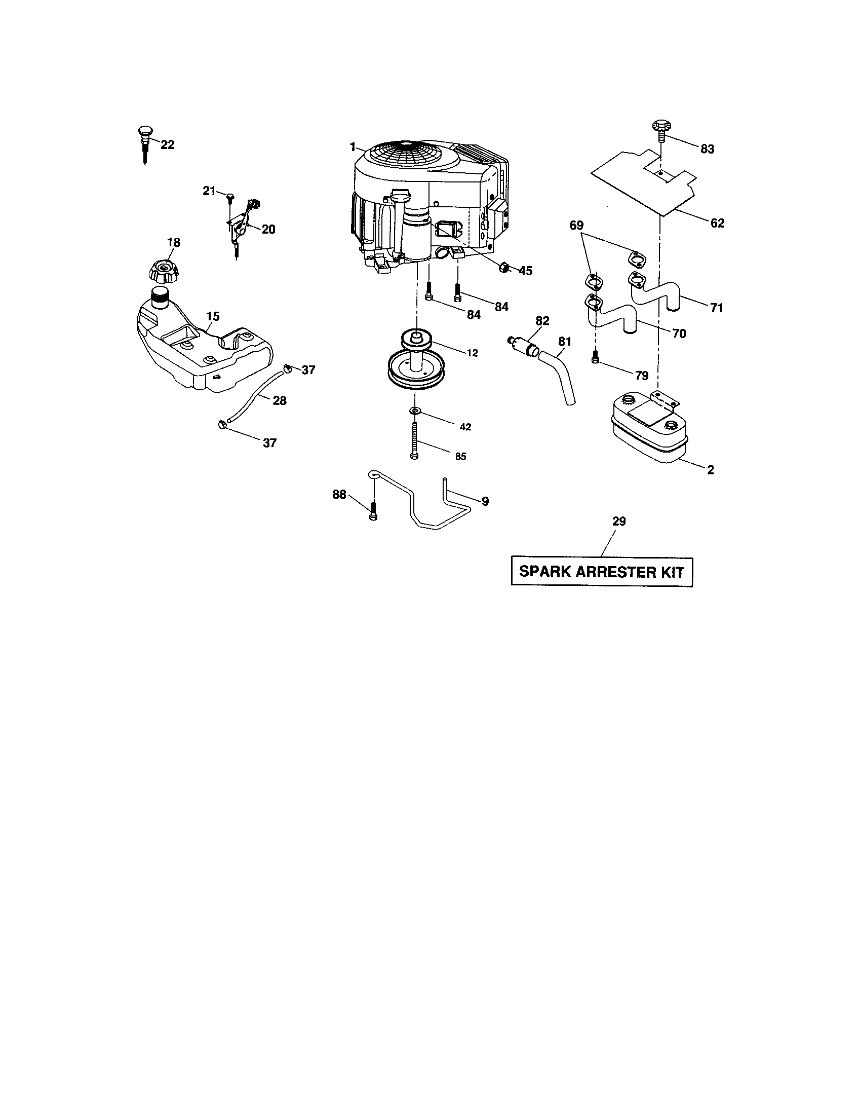 Craftsman 917287251 engine diagram