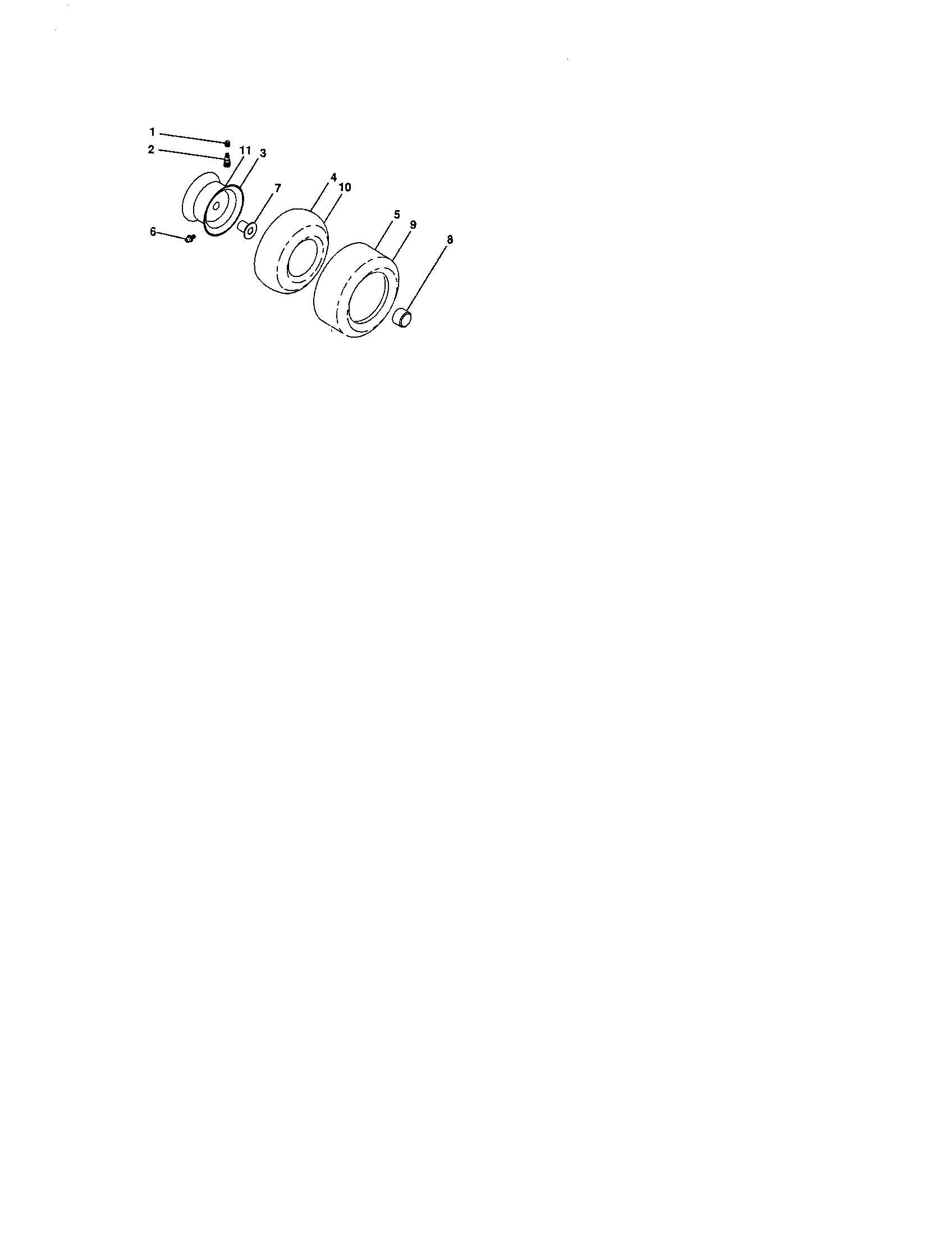 Craftsman 917287251 wheels and tires diagram