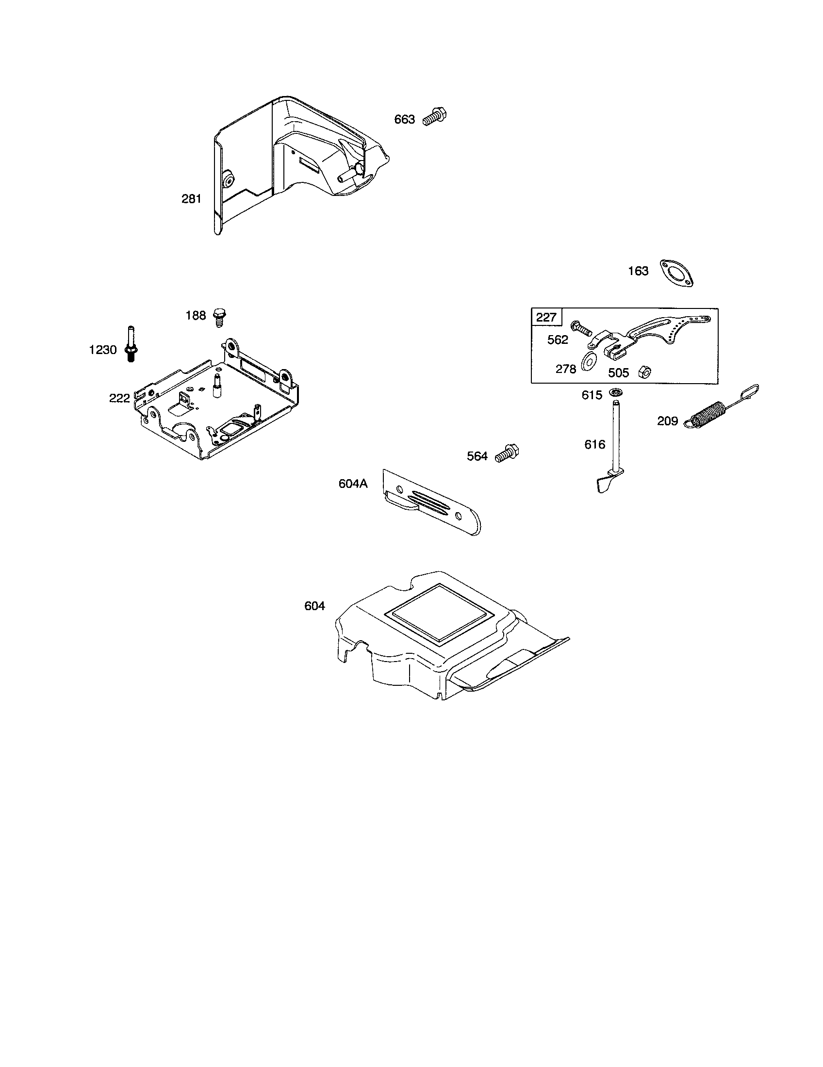 Craftsman 917881063 control bracket/cover diagram
