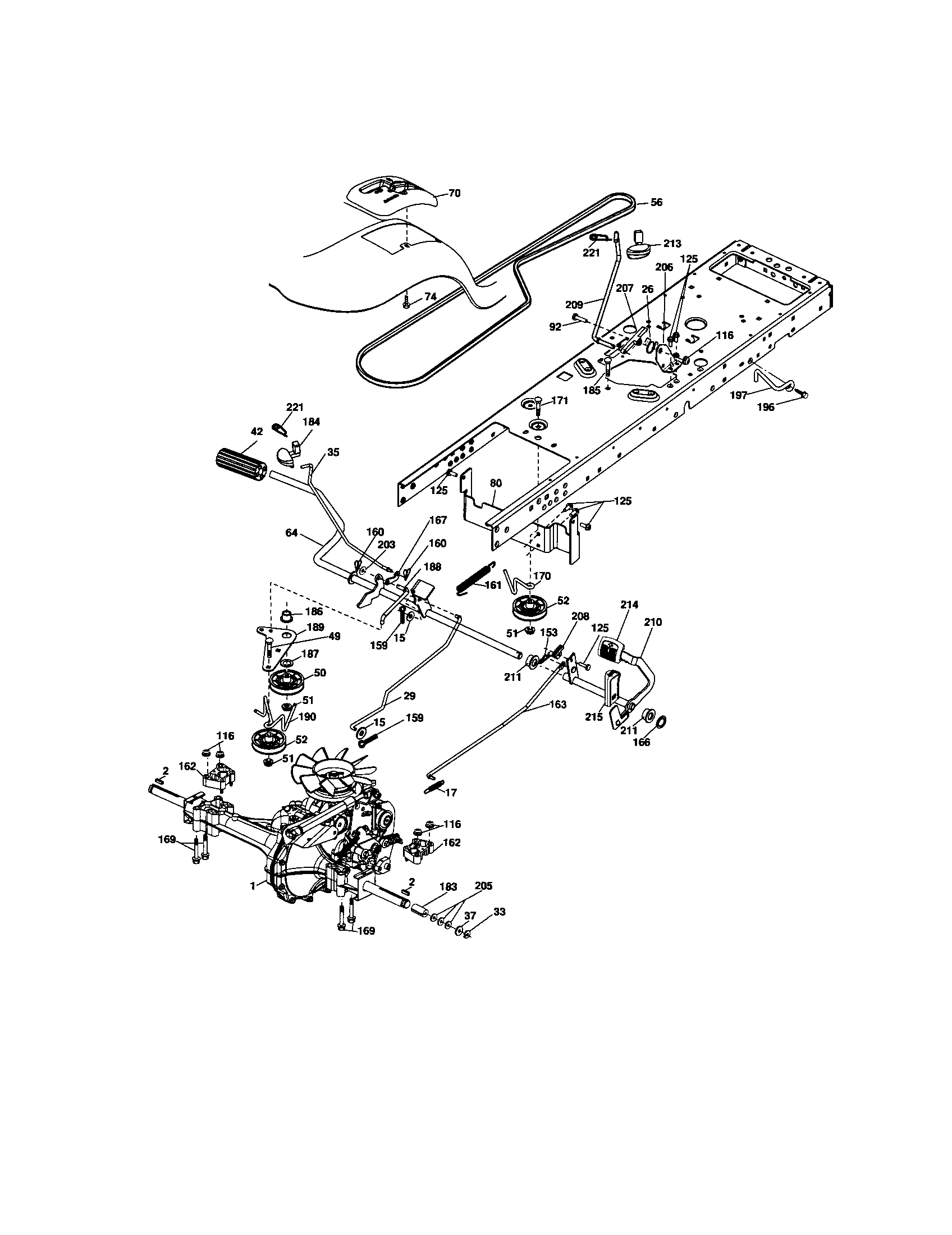 Craftsman 917276904 ground drive diagram