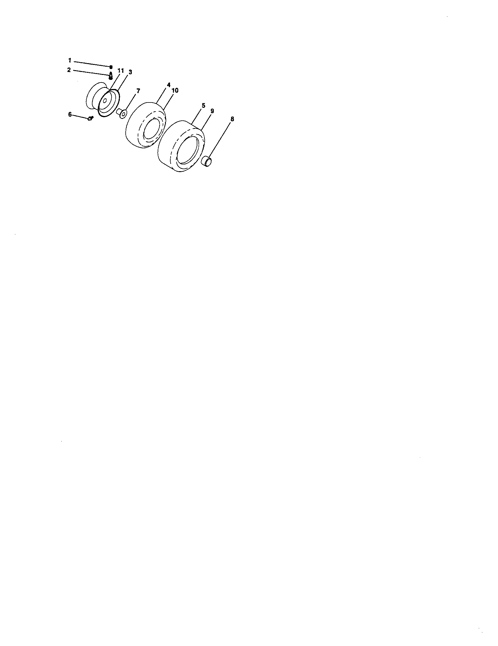 Craftsman 917276904 wheels and tires diagram