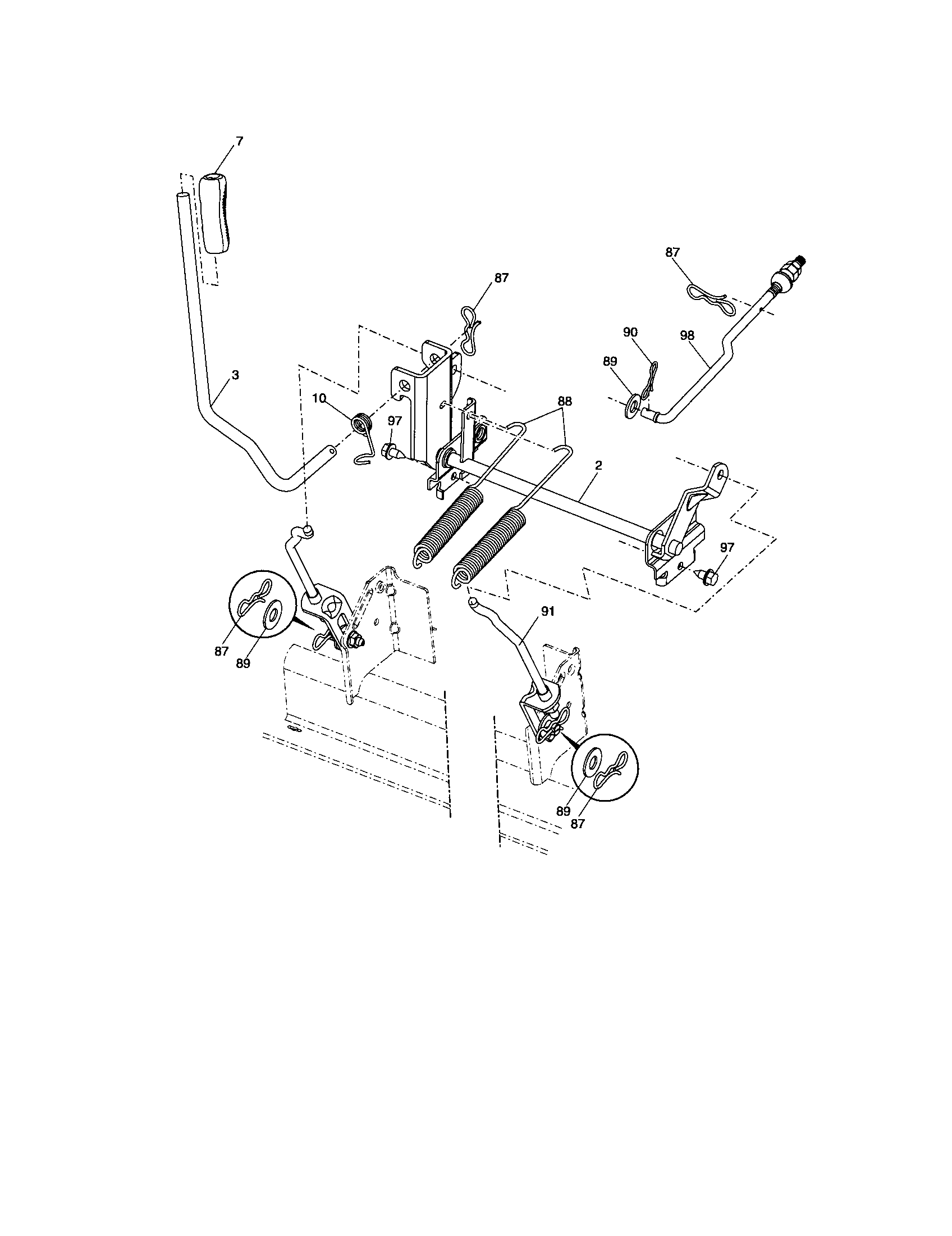 Craftsman 917276904 lift diagram