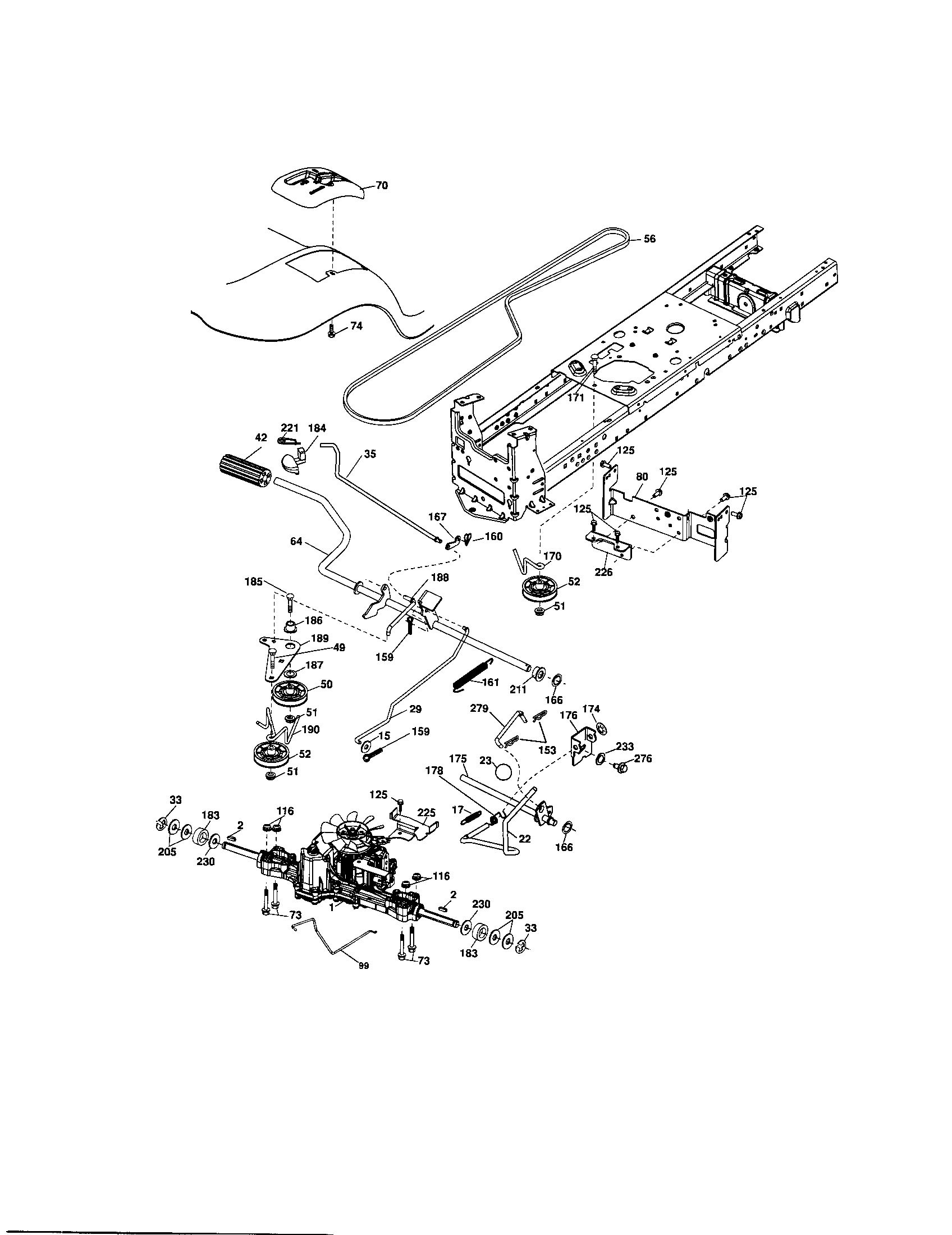 Craftsman 917287382 ground drive diagram