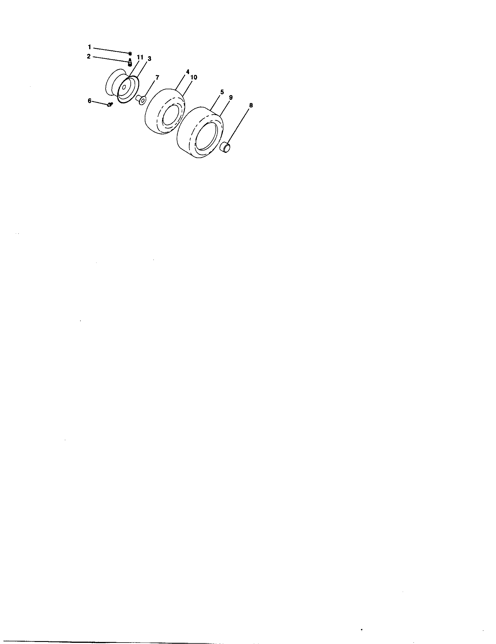 Craftsman 917287382 wheels and tires diagram