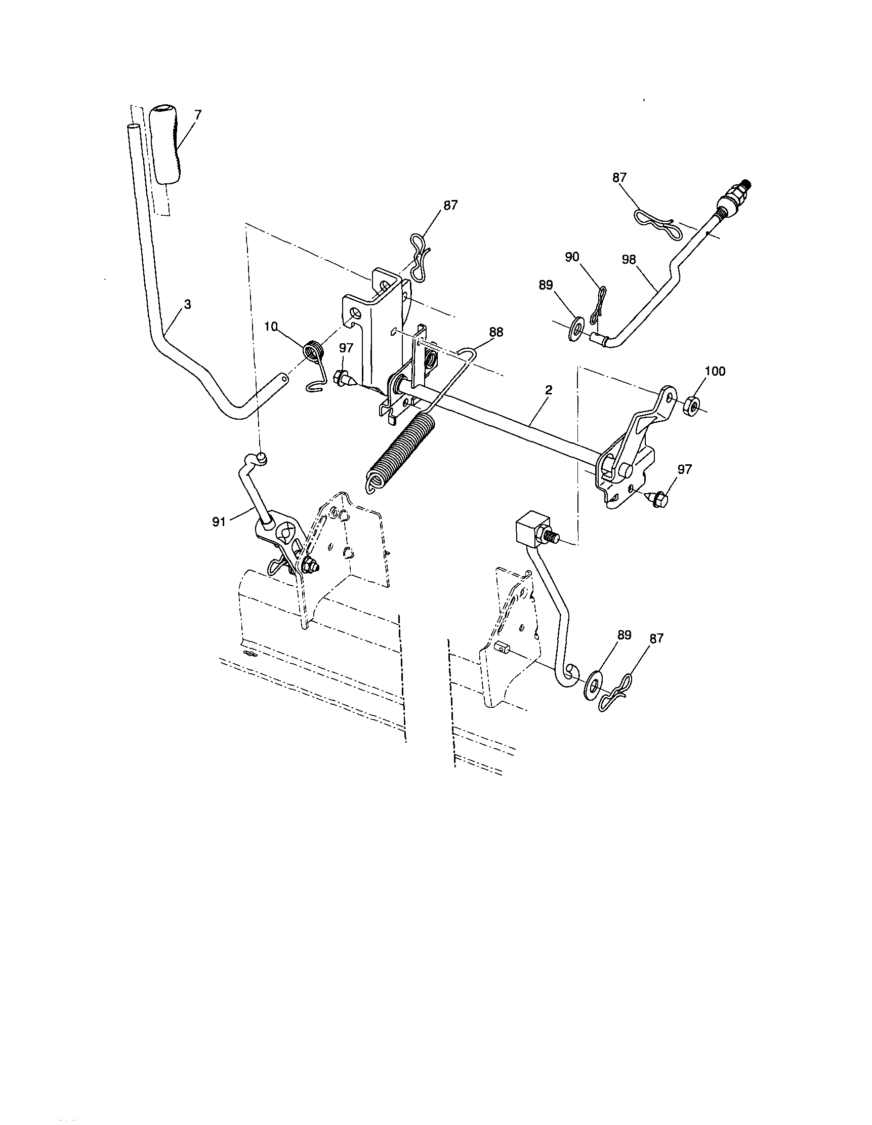 Craftsman 917287382 lift diagram