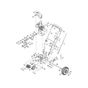 Craftsman 247885550 handle/drive housing diagram