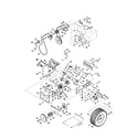 Craftsman 24788033 steering drive/wheel diagram