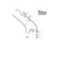 Craftsman 358745531 driveshaft/handle/shield diagram