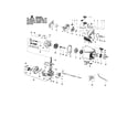 Poulan PPB32SST TYPE 1 cylinder/crankshaft/muffler diagram