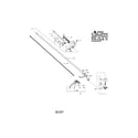 Craftsman 944514550 driveshaft/handle/shield diagram