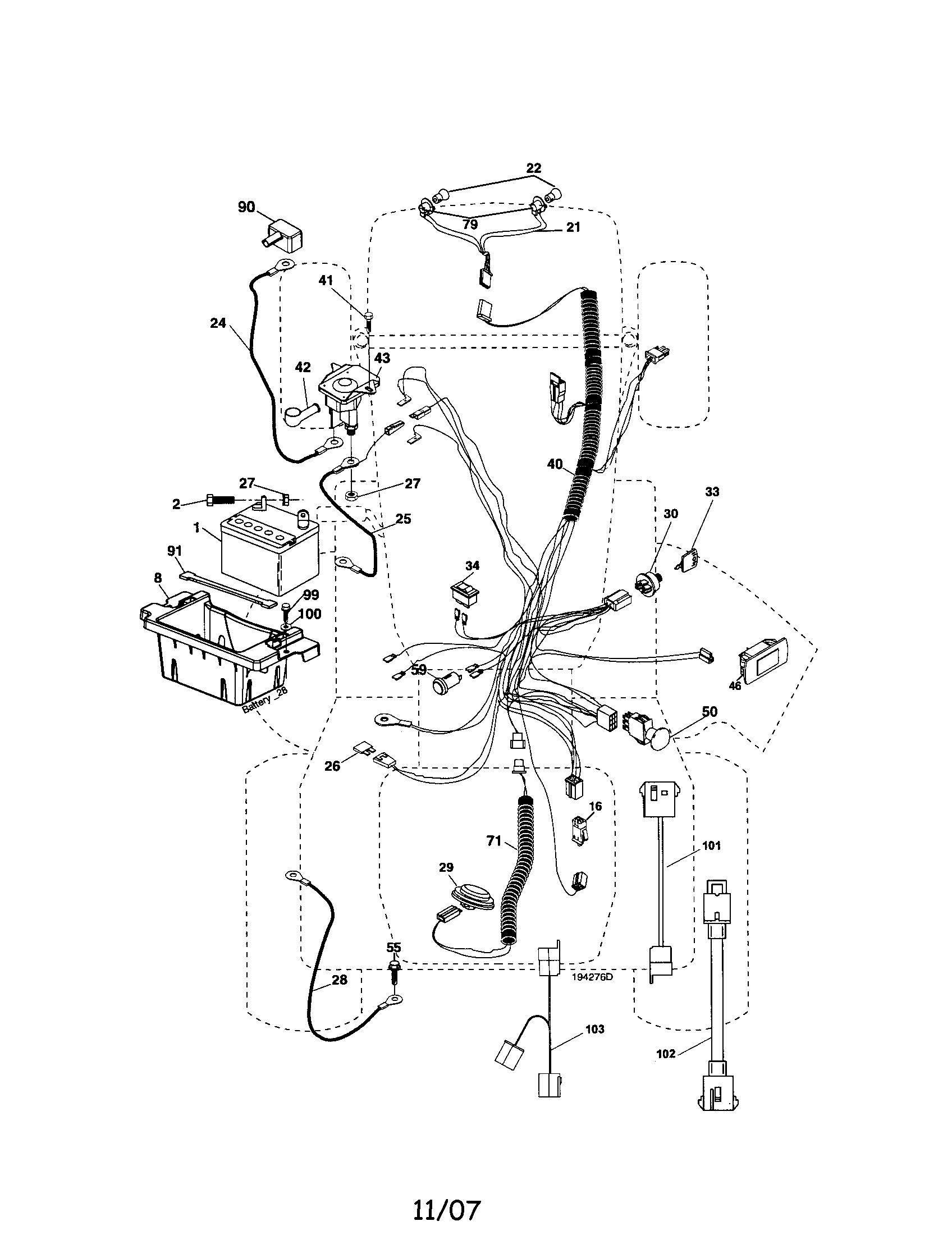 Craftsman 917287462 electrical diagram