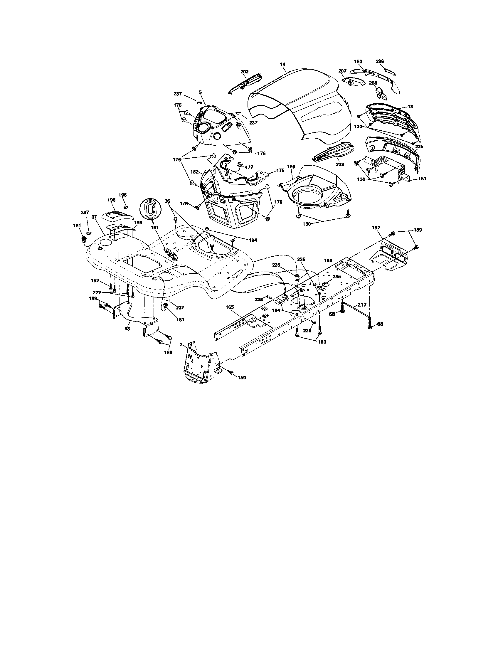 Craftsman 917287462 chassis diagram