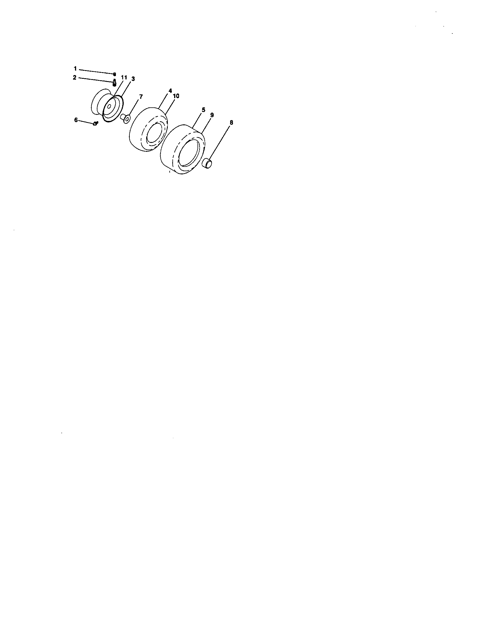 Craftsman 917287462 wheels and tires diagram