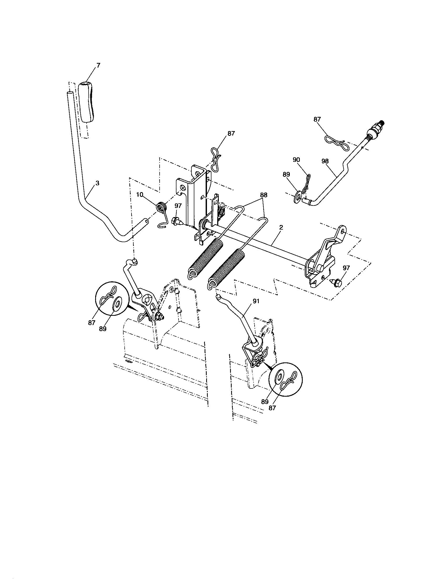 Craftsman 917287462 lift diagram