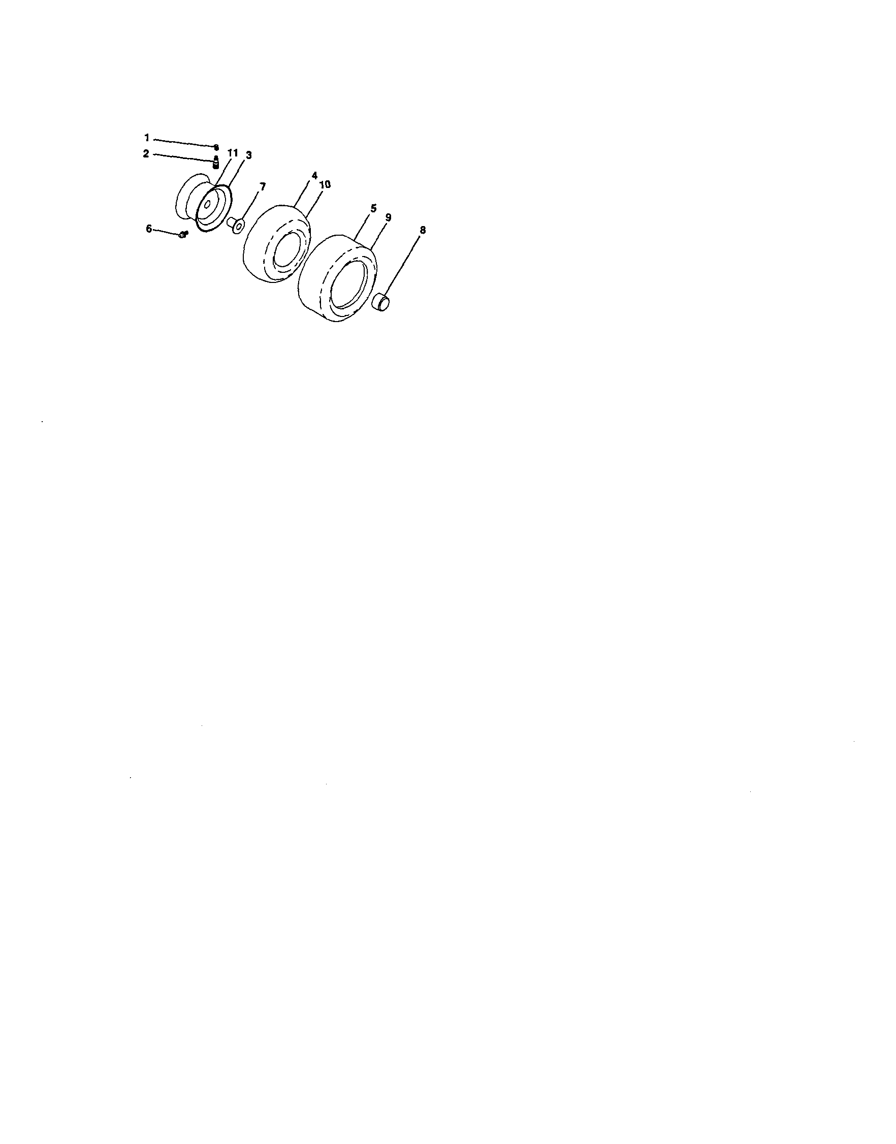 Craftsman 917287463 wheels and tires diagram