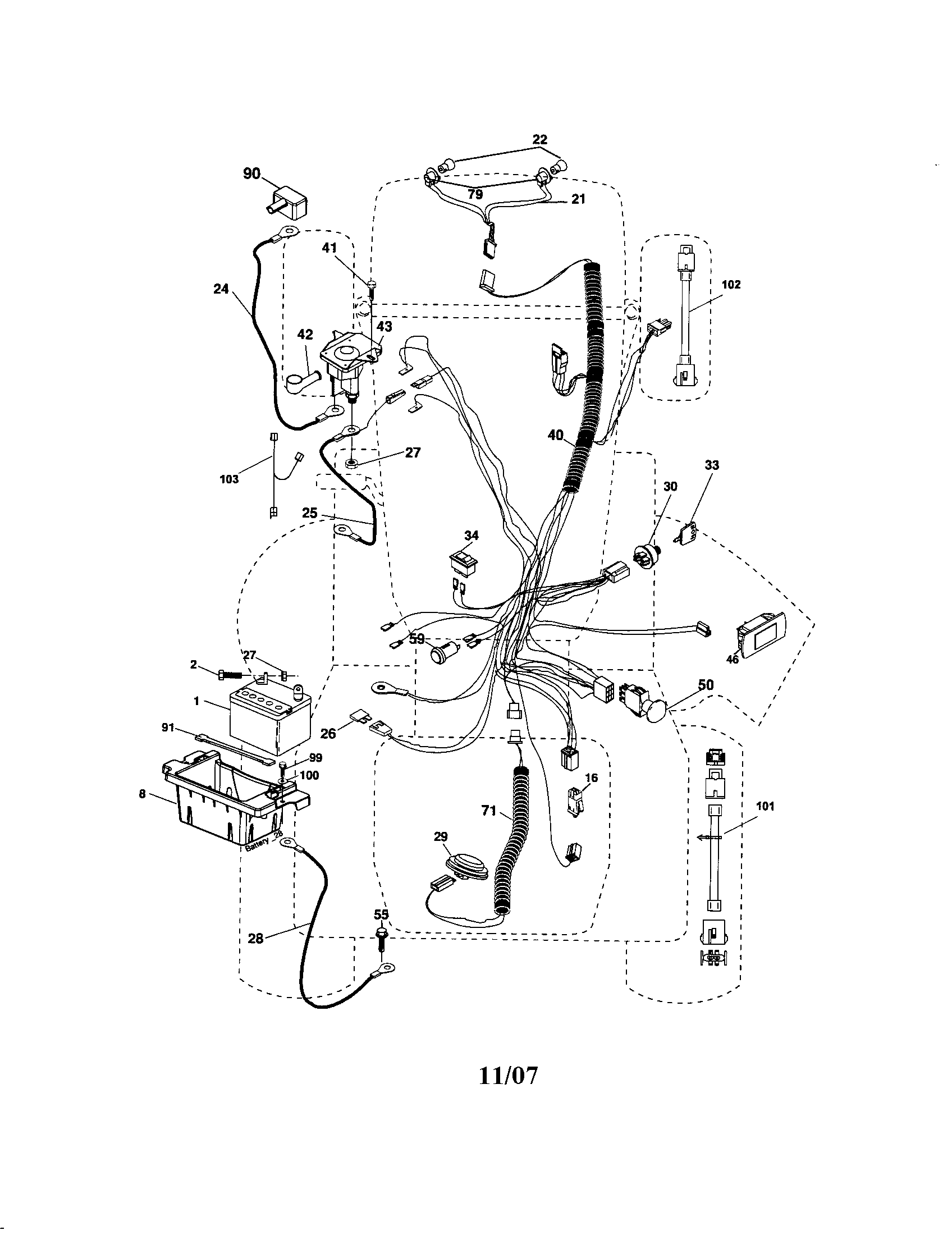 Craftsman 917287480 electrical diagram