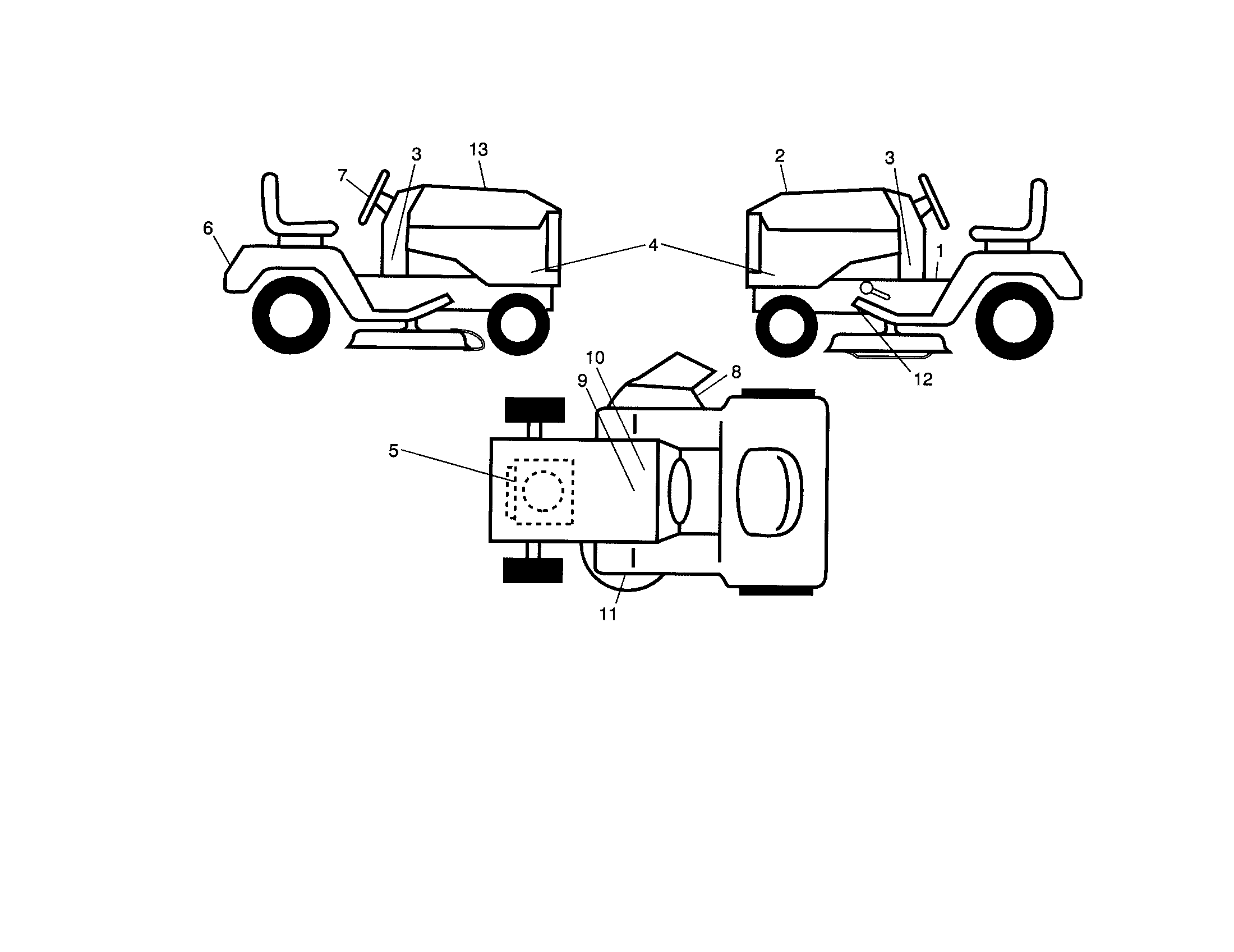Craftsman 917287500 decals diagram