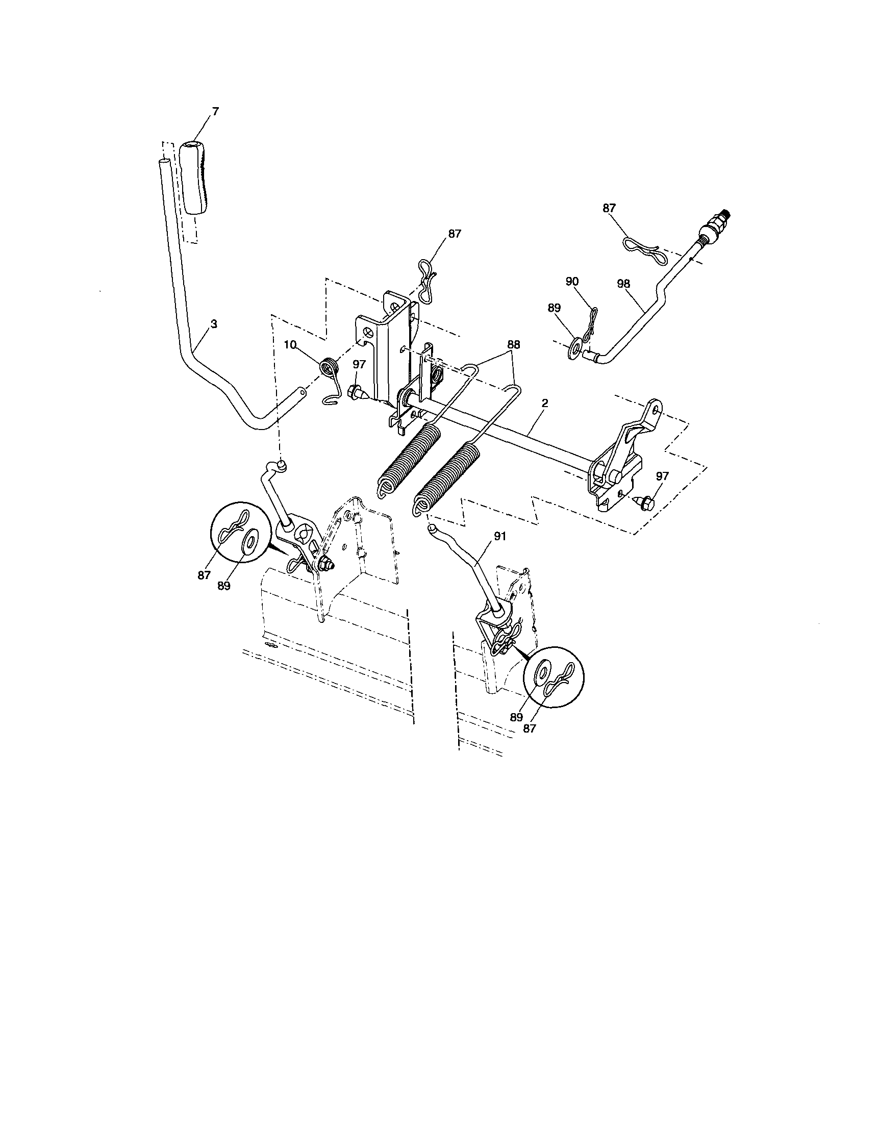 Craftsman 917287500 lift diagram