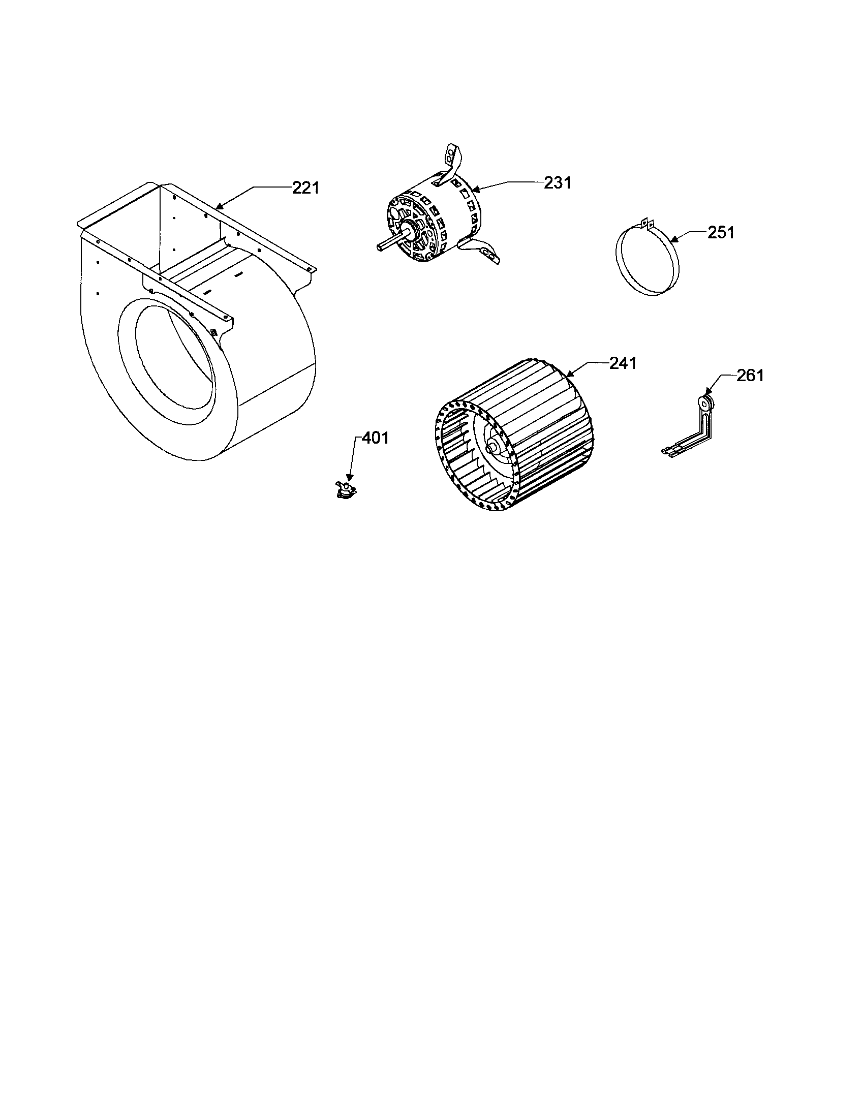 Goodman GMNT060-3B blower assembly diagram