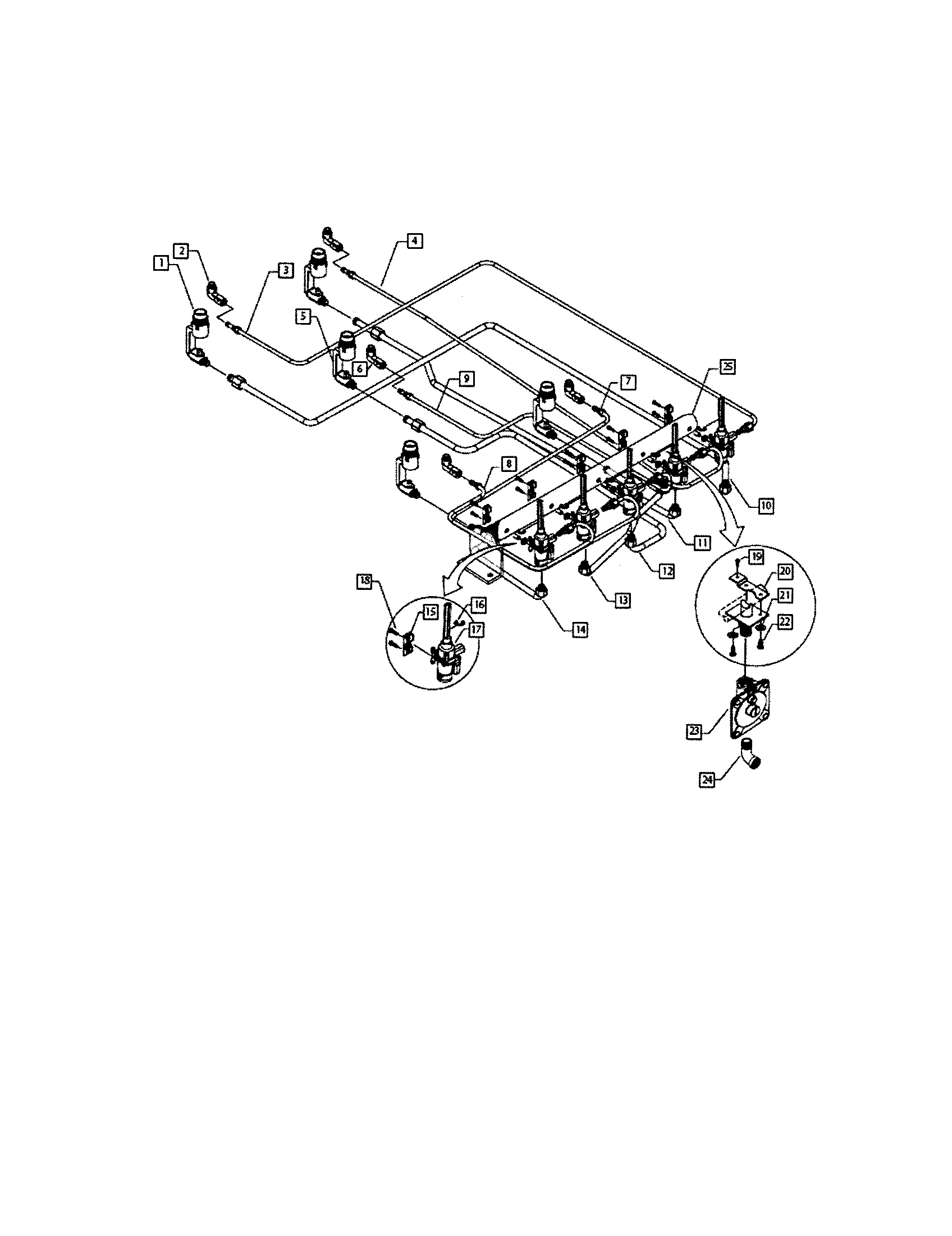 DCS CTD-365-70692 gas train diagram