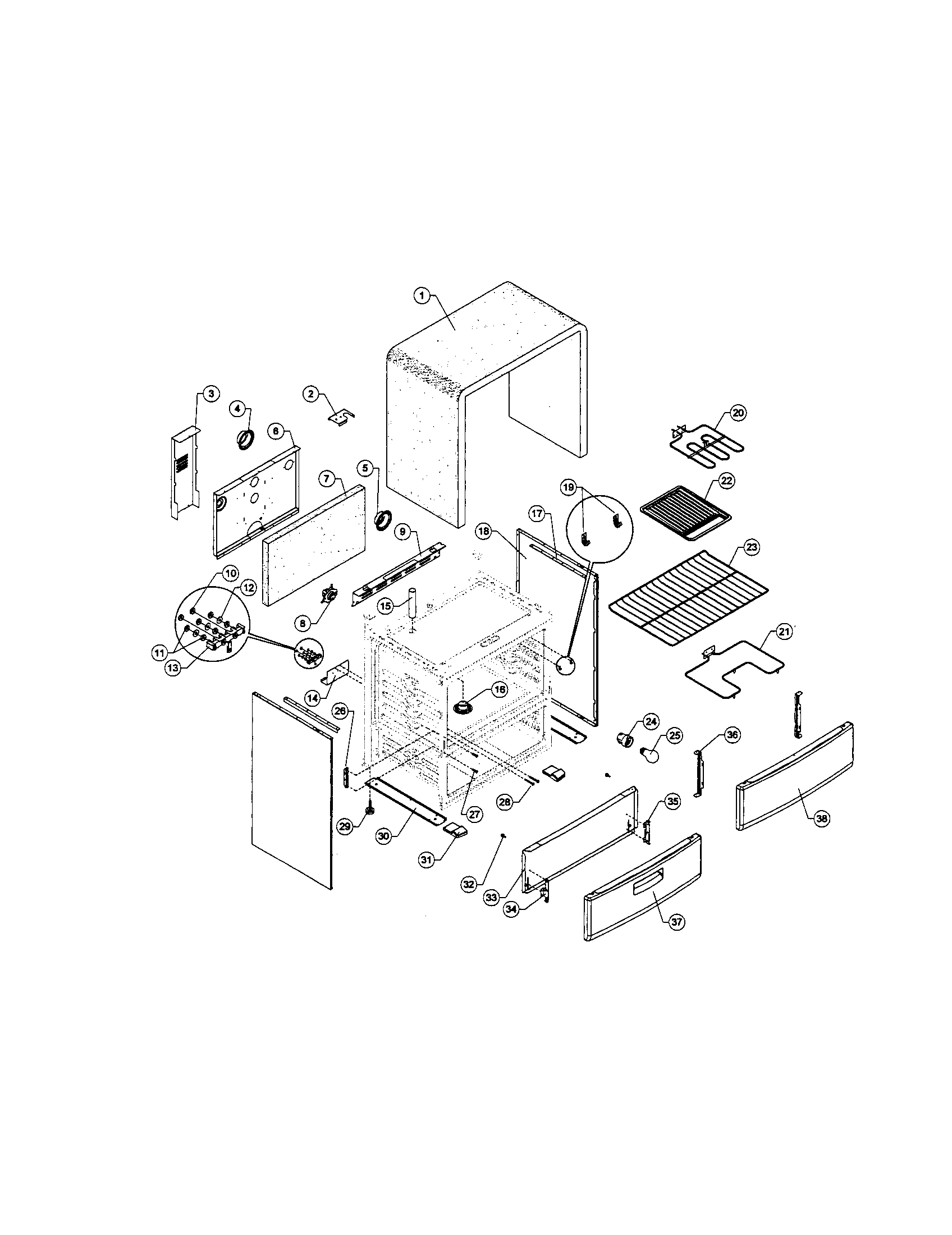 Sunbeam SNS3EMLCA chassis diagram