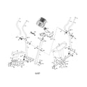 Proform 831237430 console/uprights/pedals diagram