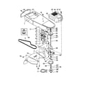 Craftsman 917773707 chassis/deflector diagram