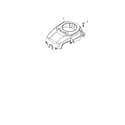 Craftsman 917288360 blower housing/baffles diagram