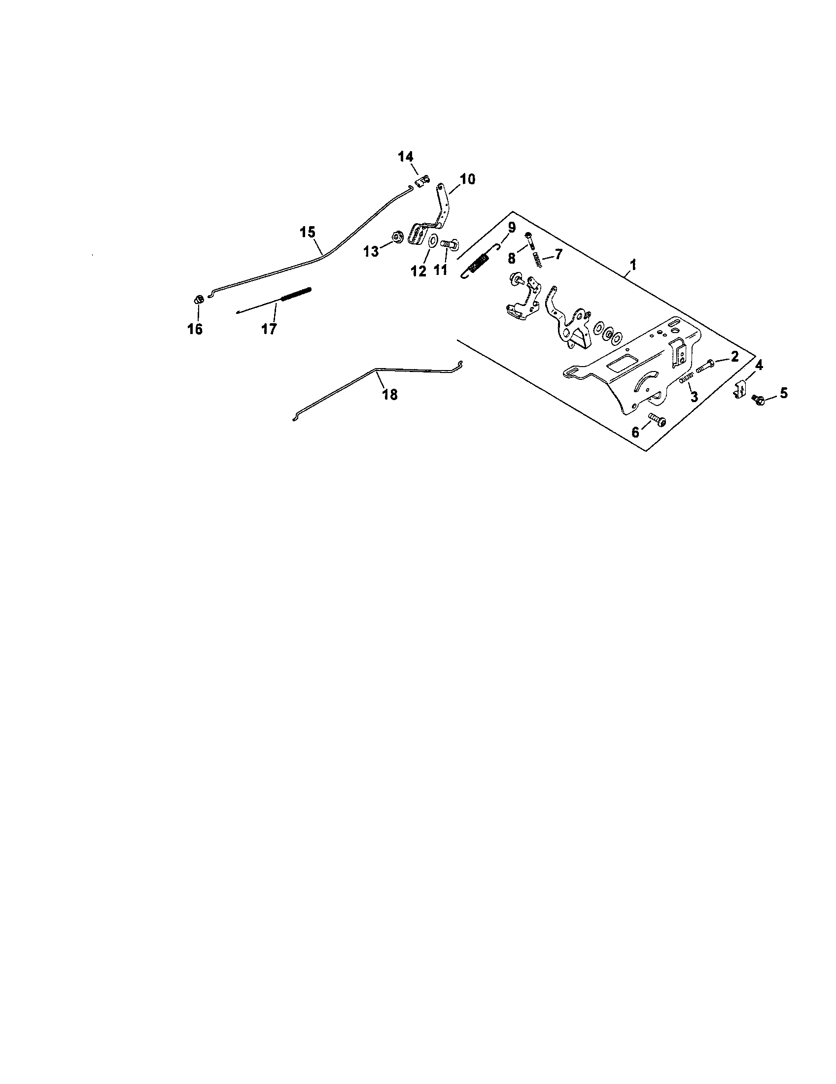 Craftsman 917288360 engine controls diagram