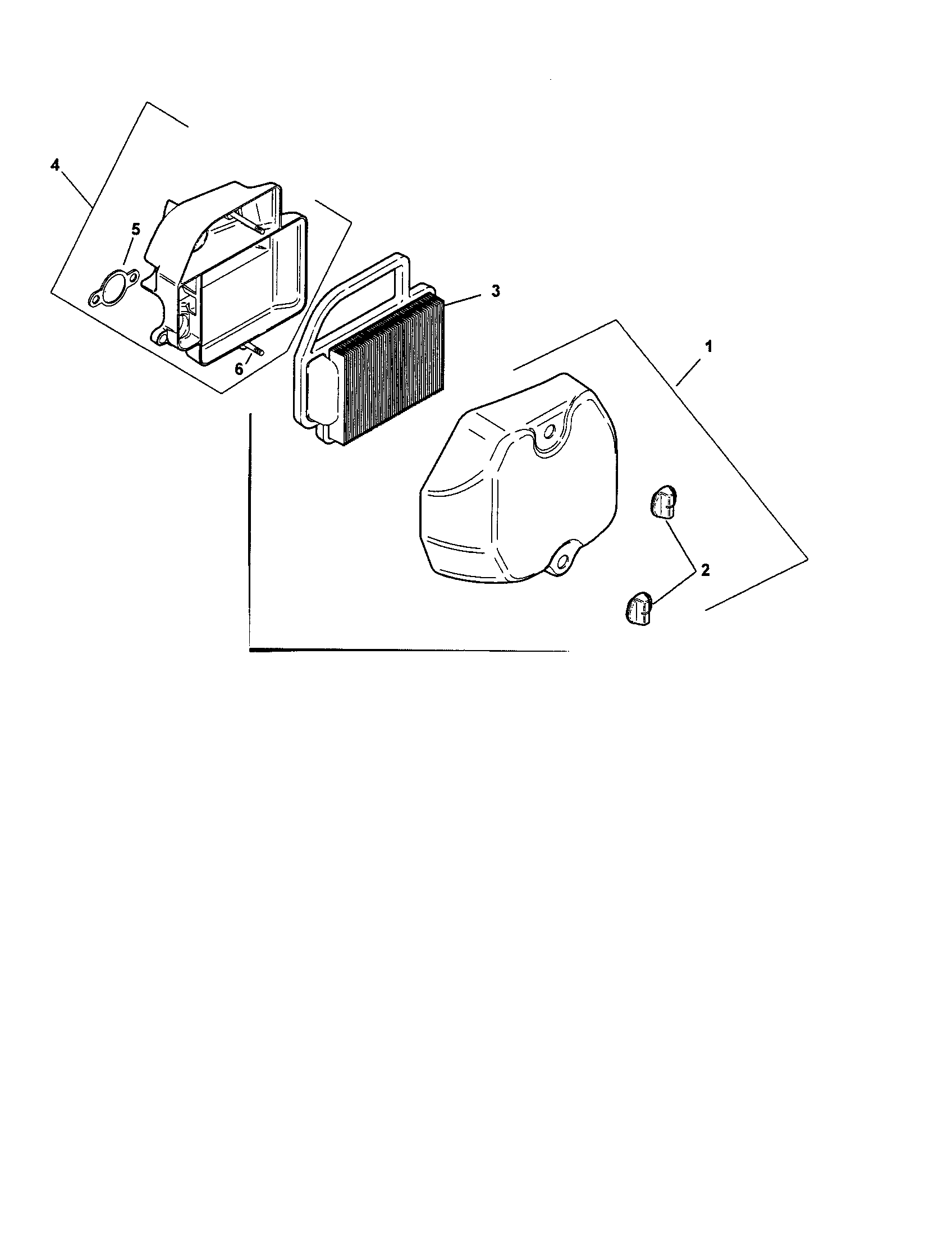 Craftsman 917288360 air intake/filtration diagram
