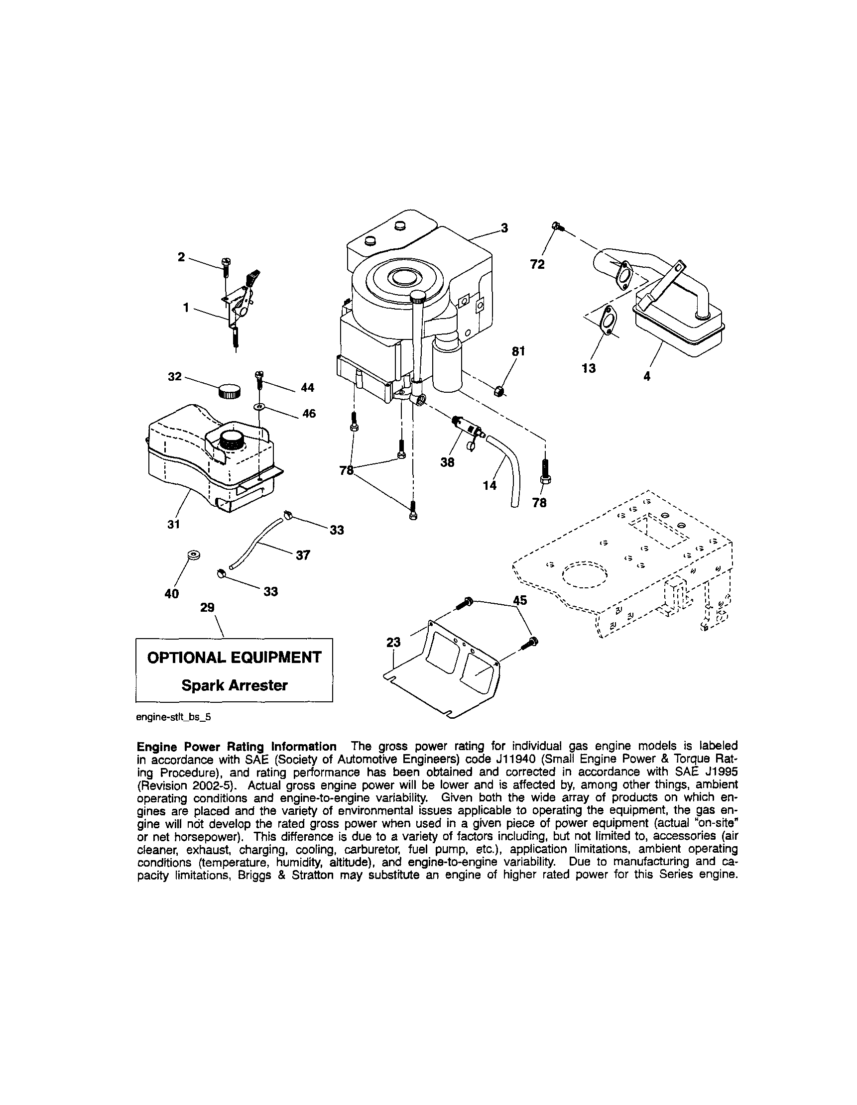 Craftsman 917286030 engine diagram