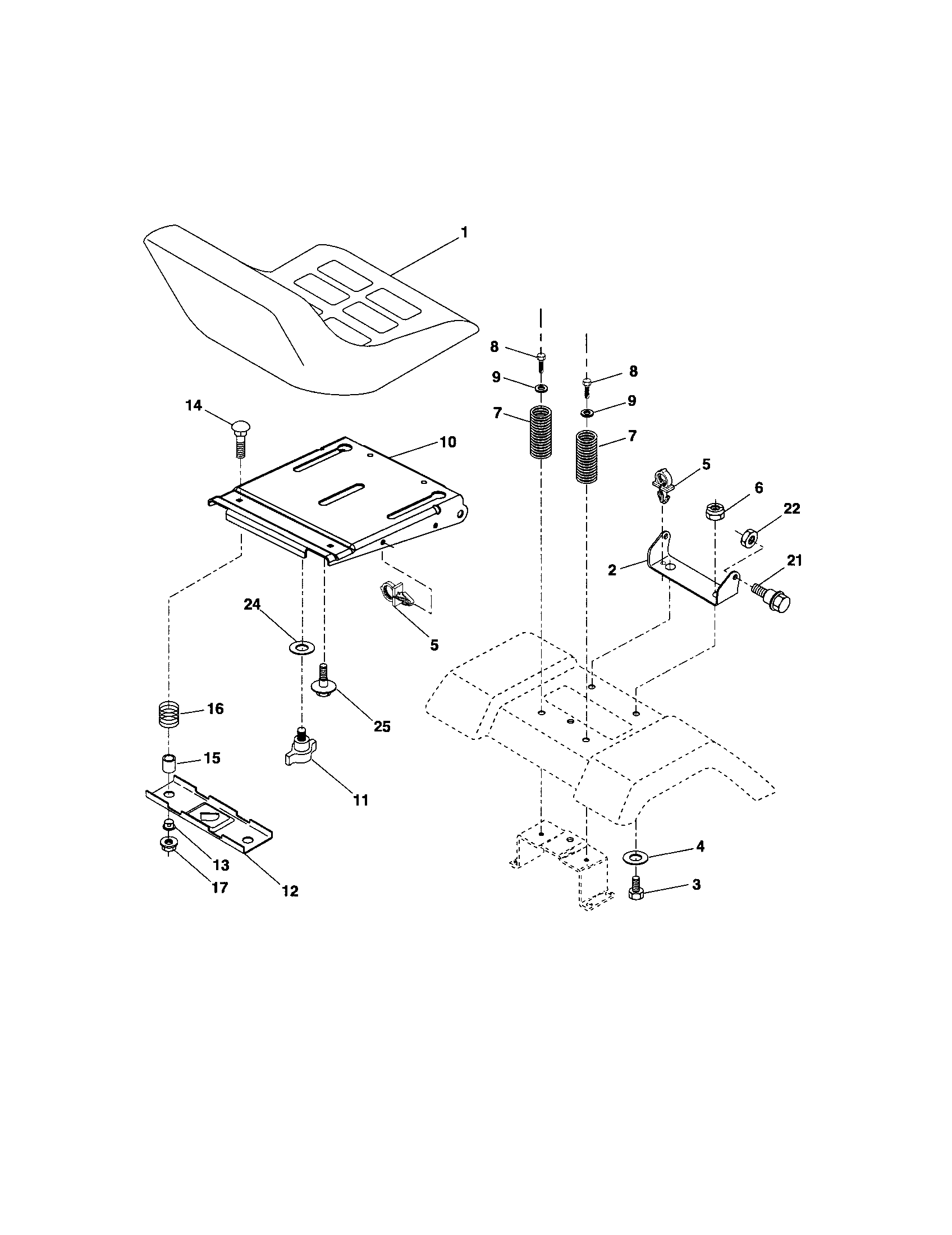 Craftsman 917286080 seat diagram