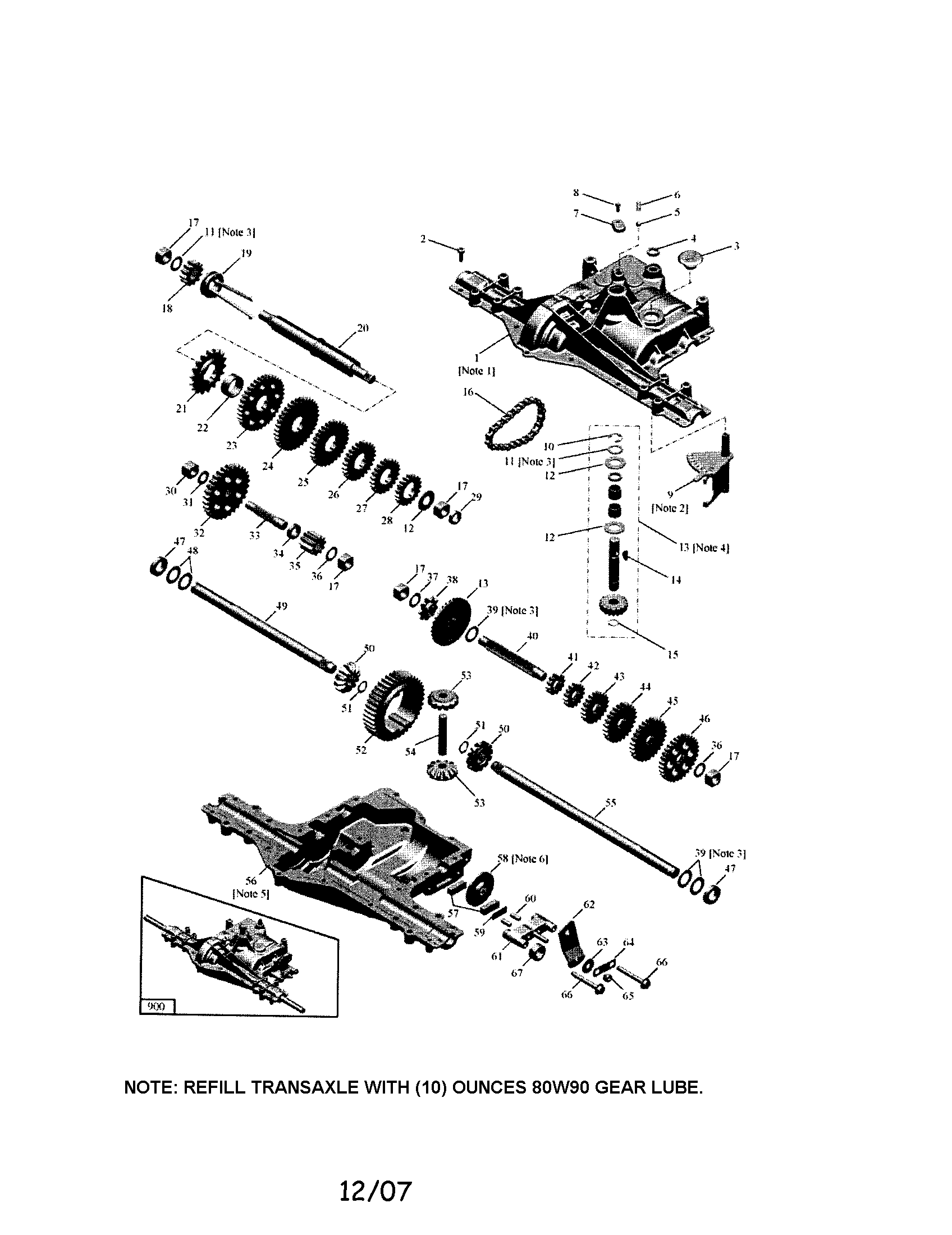 Craftsman 917288210 transaxle diagram