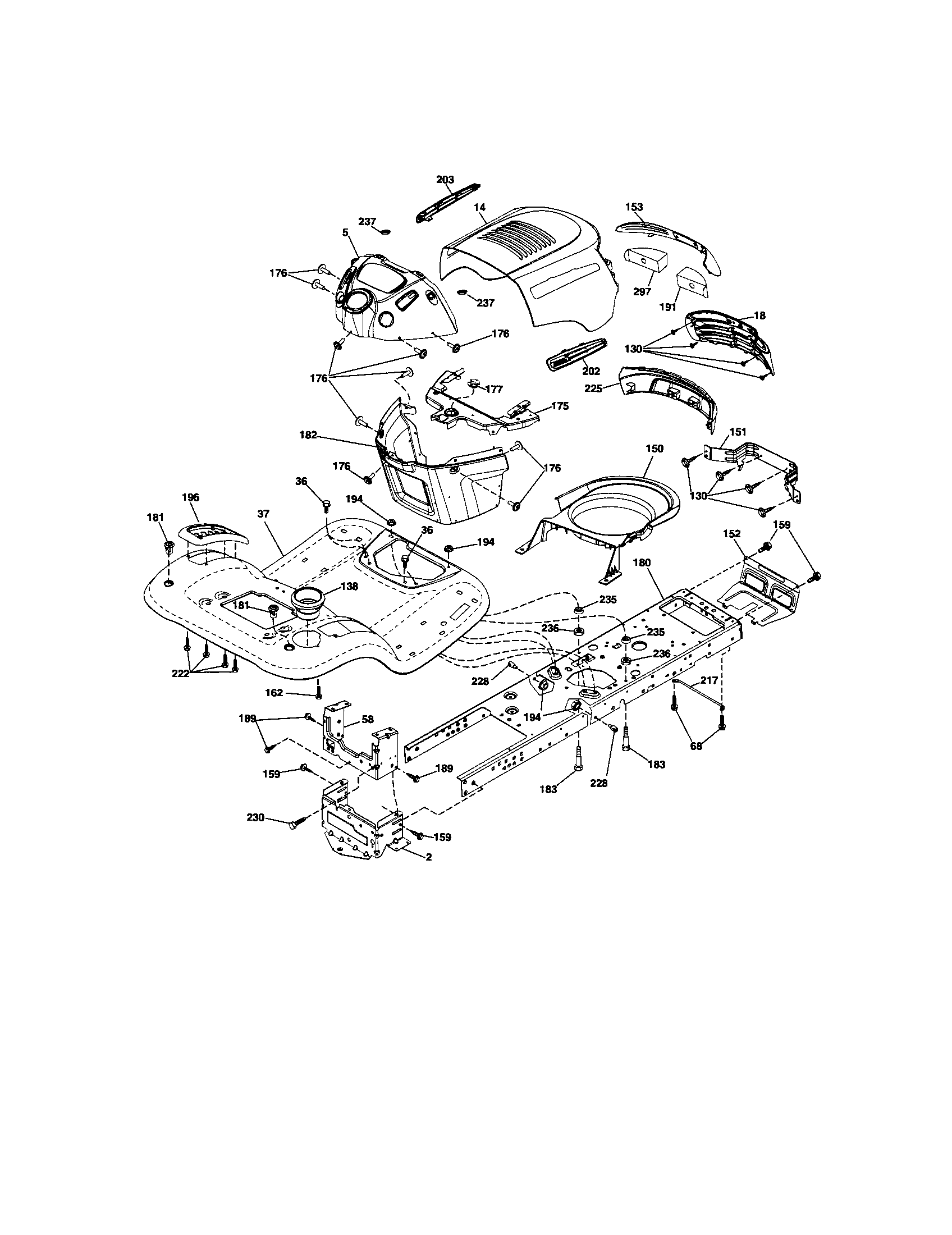 Craftsman 917286130 chassis diagram