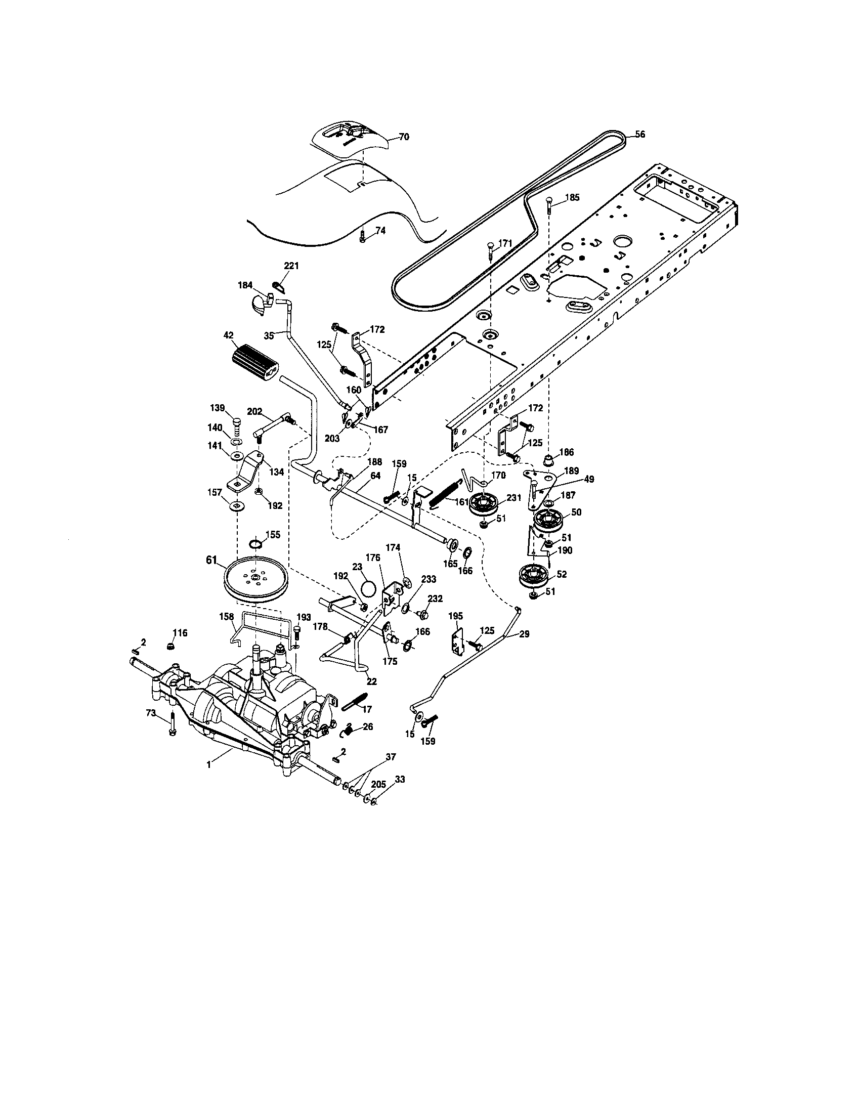 Craftsman 917286130 ground drive diagram