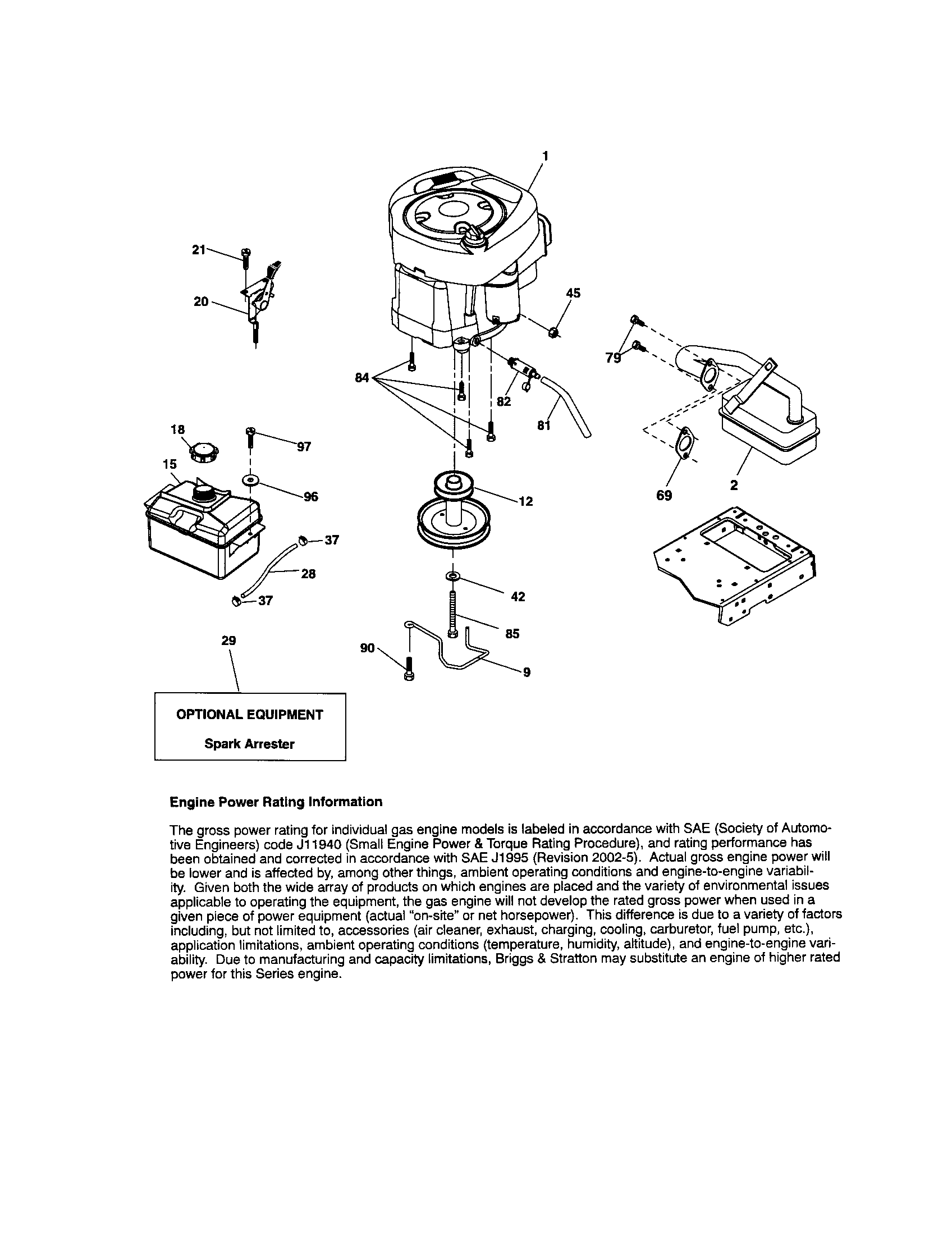 Craftsman 917286130 engine diagram