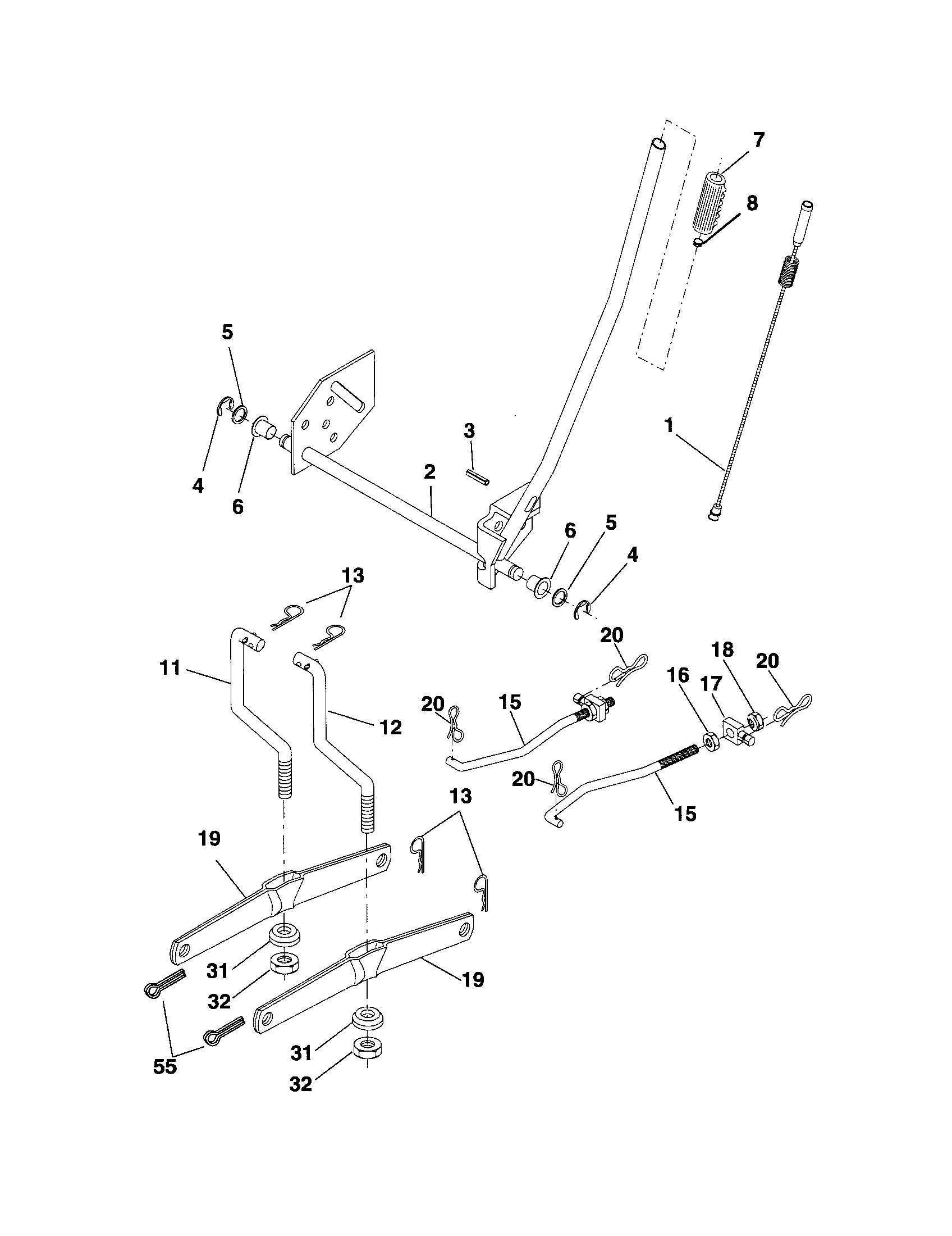 Craftsman 917286010 lift diagram