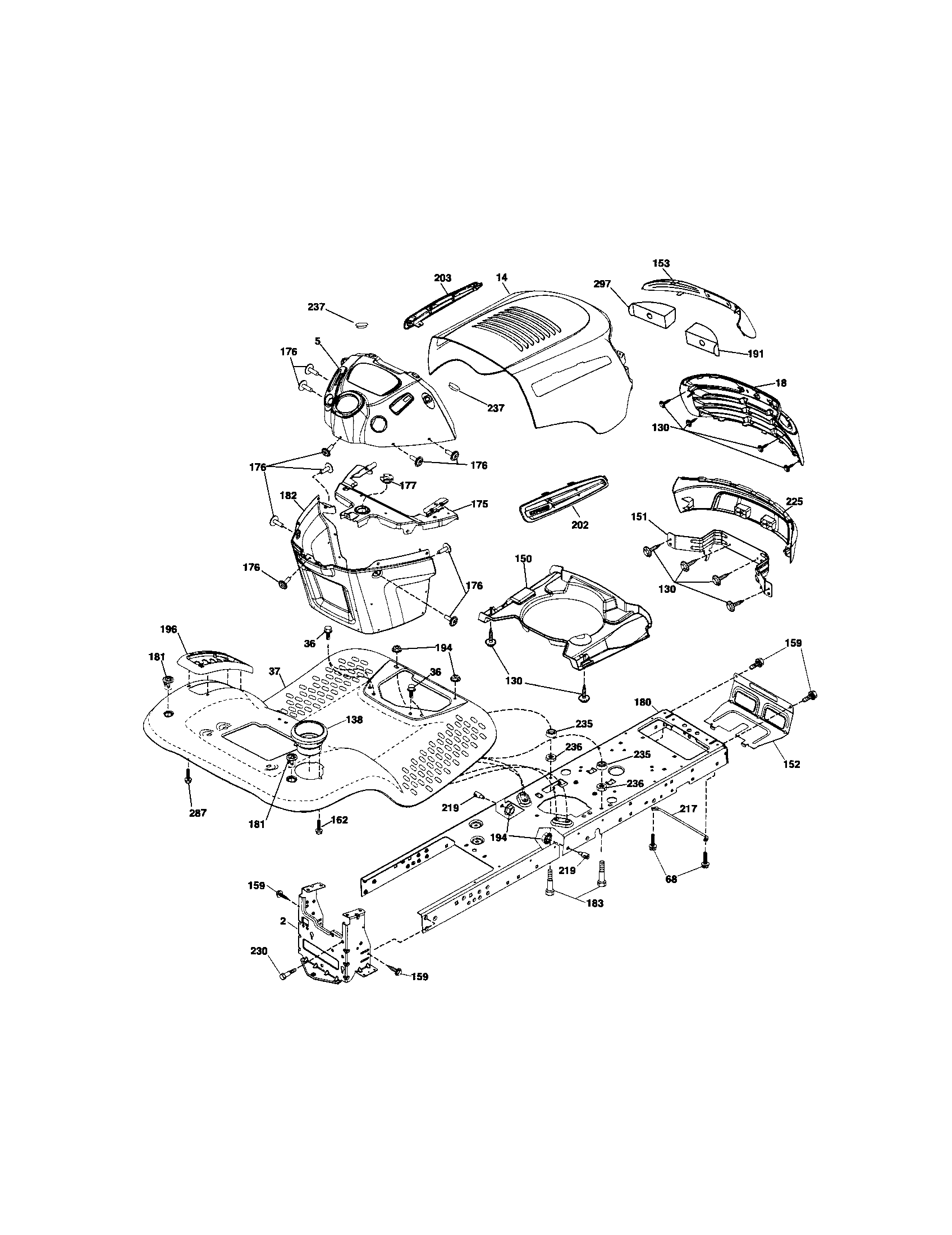 Craftsman 917286140 chassis diagram